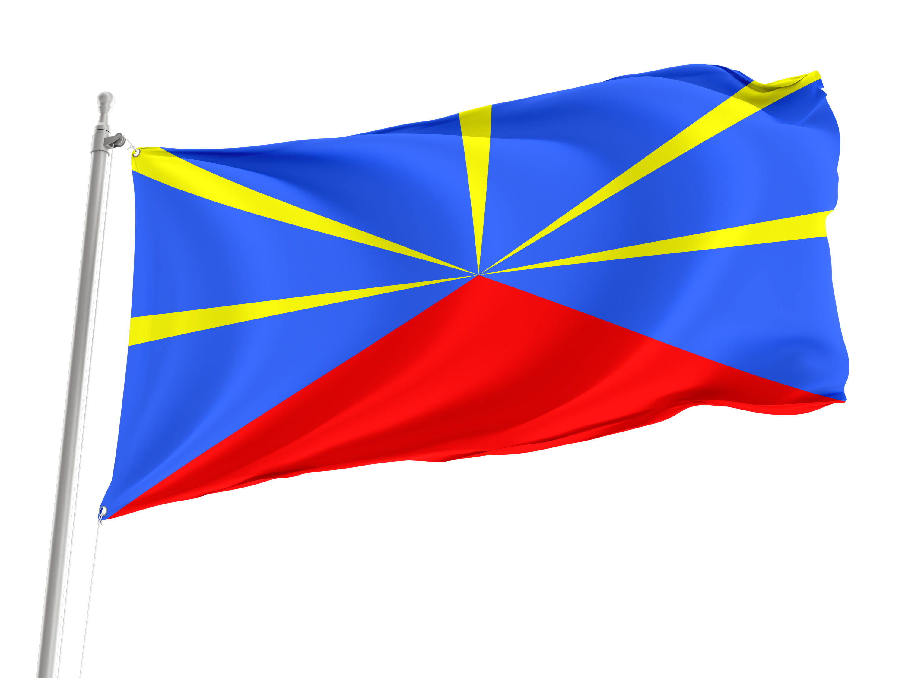 Réunion Flag for Indoor & Outdoor Use