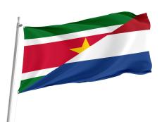 Dutch language of Suriname-Netherlands Friendship Flag for Indoor & Outdoor Use