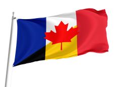 French language Friendship Flag for Indoor & Outdoor Use