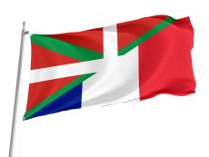 Basque Country and France Friendship Flag for Indoor & Outdoor Use