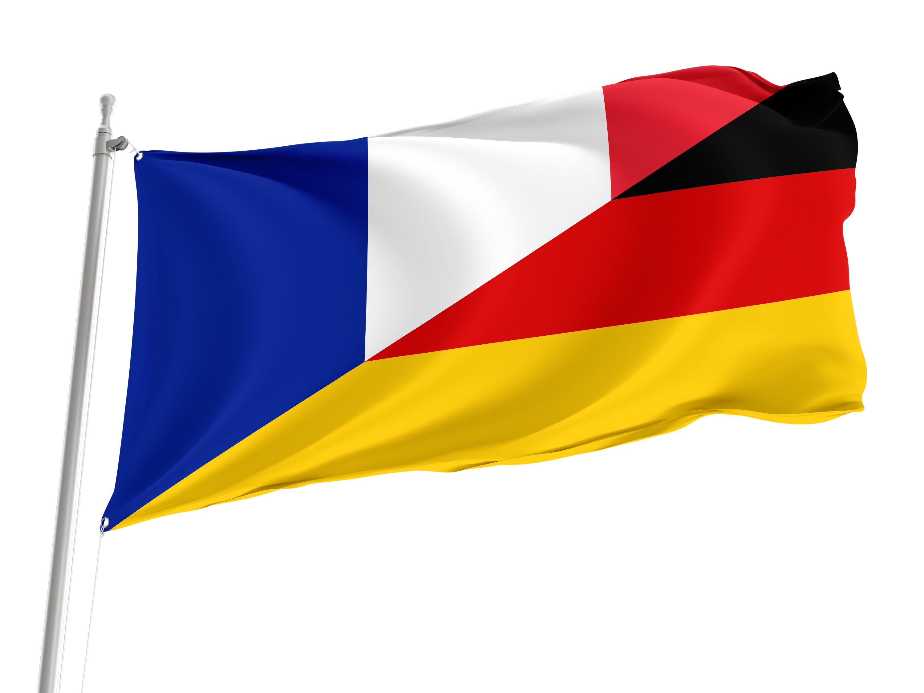 France and Germany Friendship Flag for Indoor & Outdoor Use