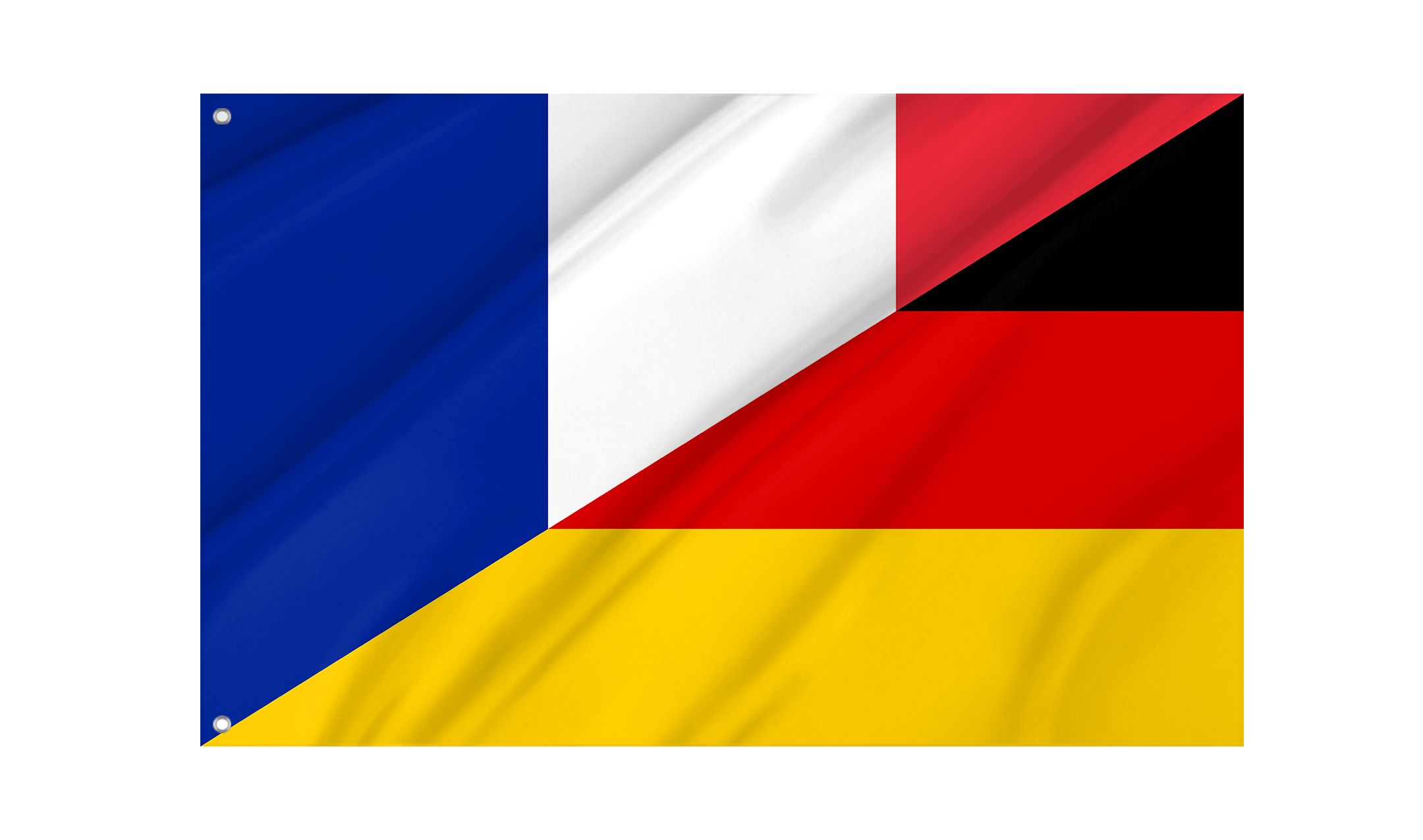 France and Germany Friendship Flag for Indoor & Outdoor Use