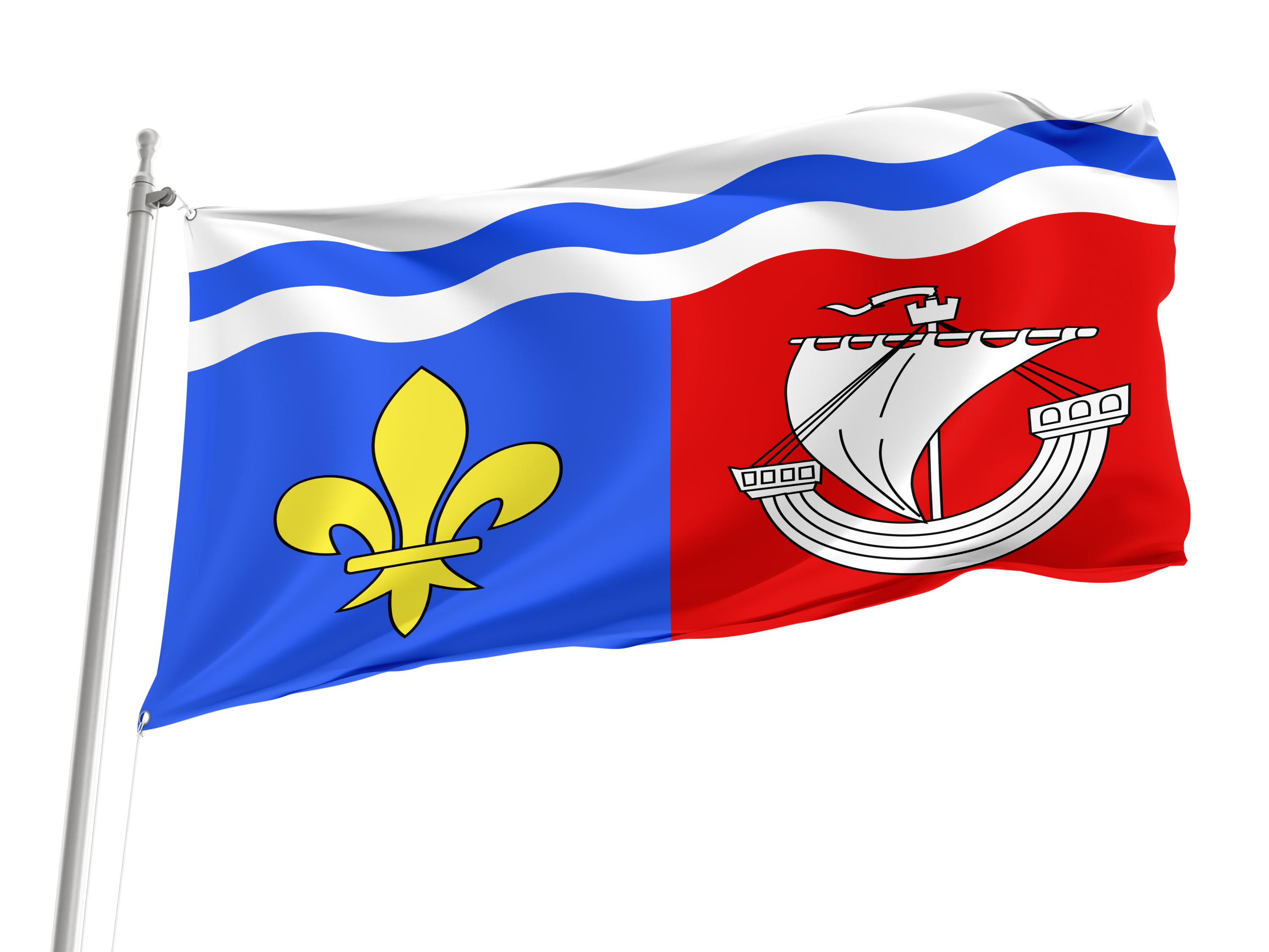Hauts-de-Seine Flag for Indoor & Outdoor Use