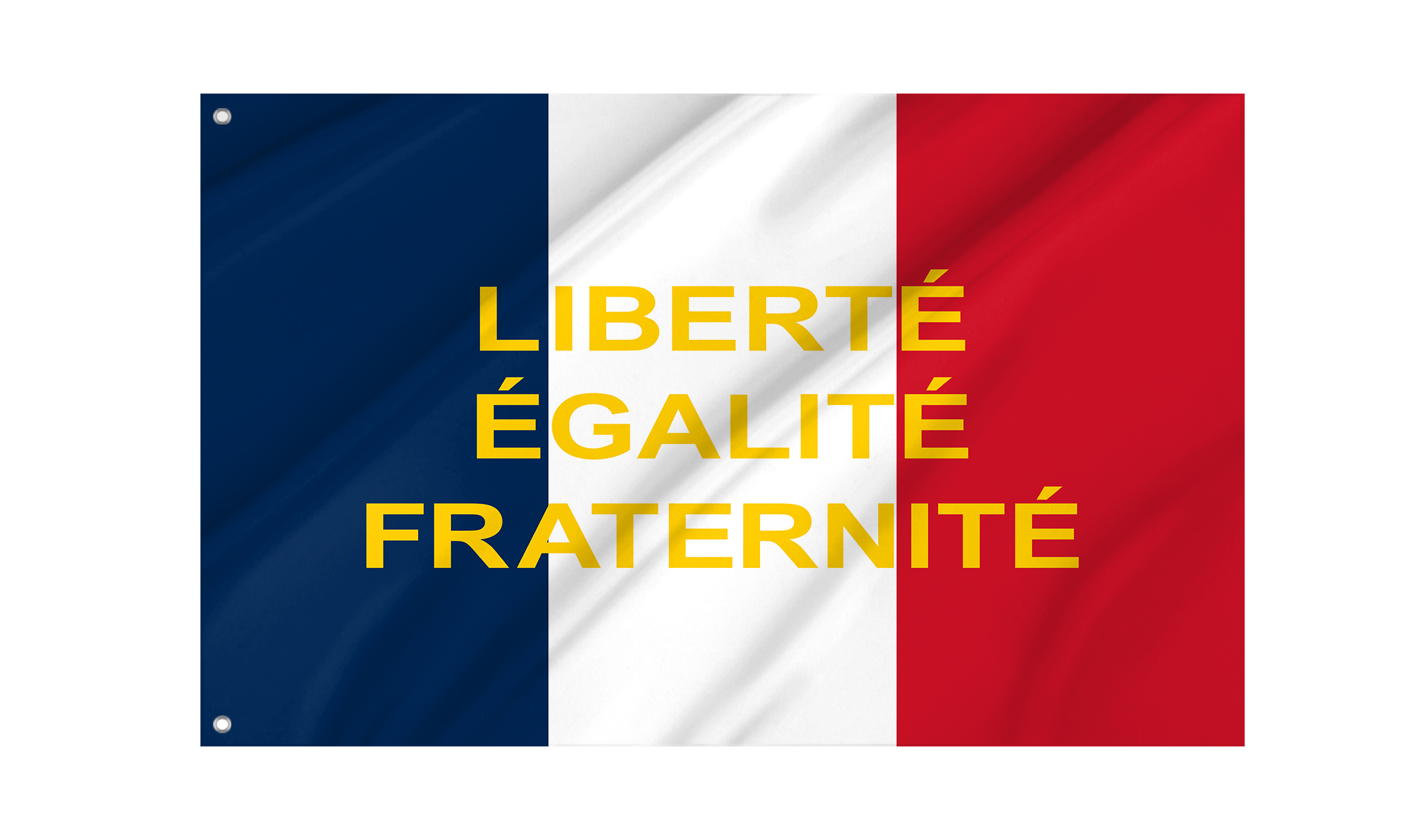 France Liberté Egalité Fraternité Flag for Indoor & Outdoor Use