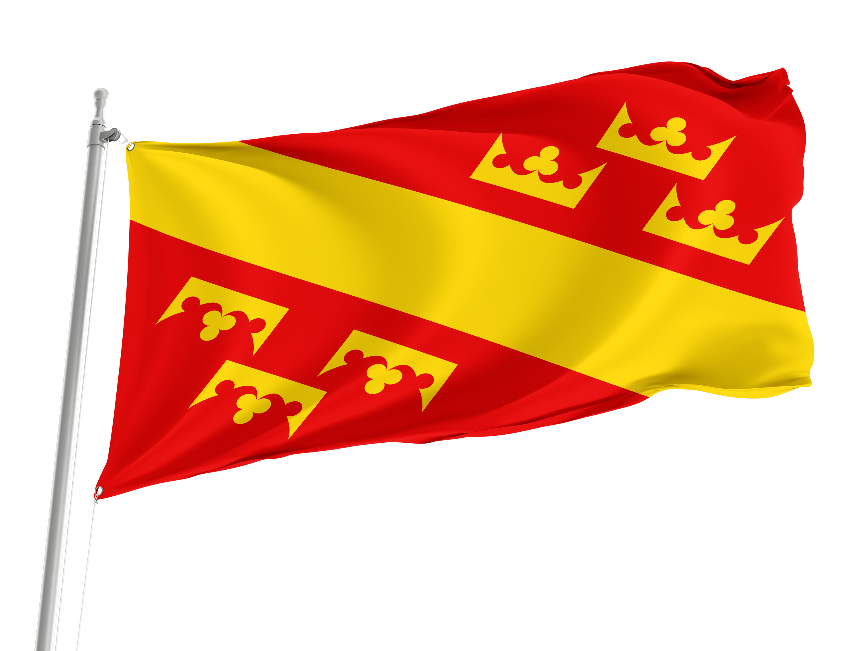 French Province of Haute-Alsace Flag for Indoor & Outdoor Use