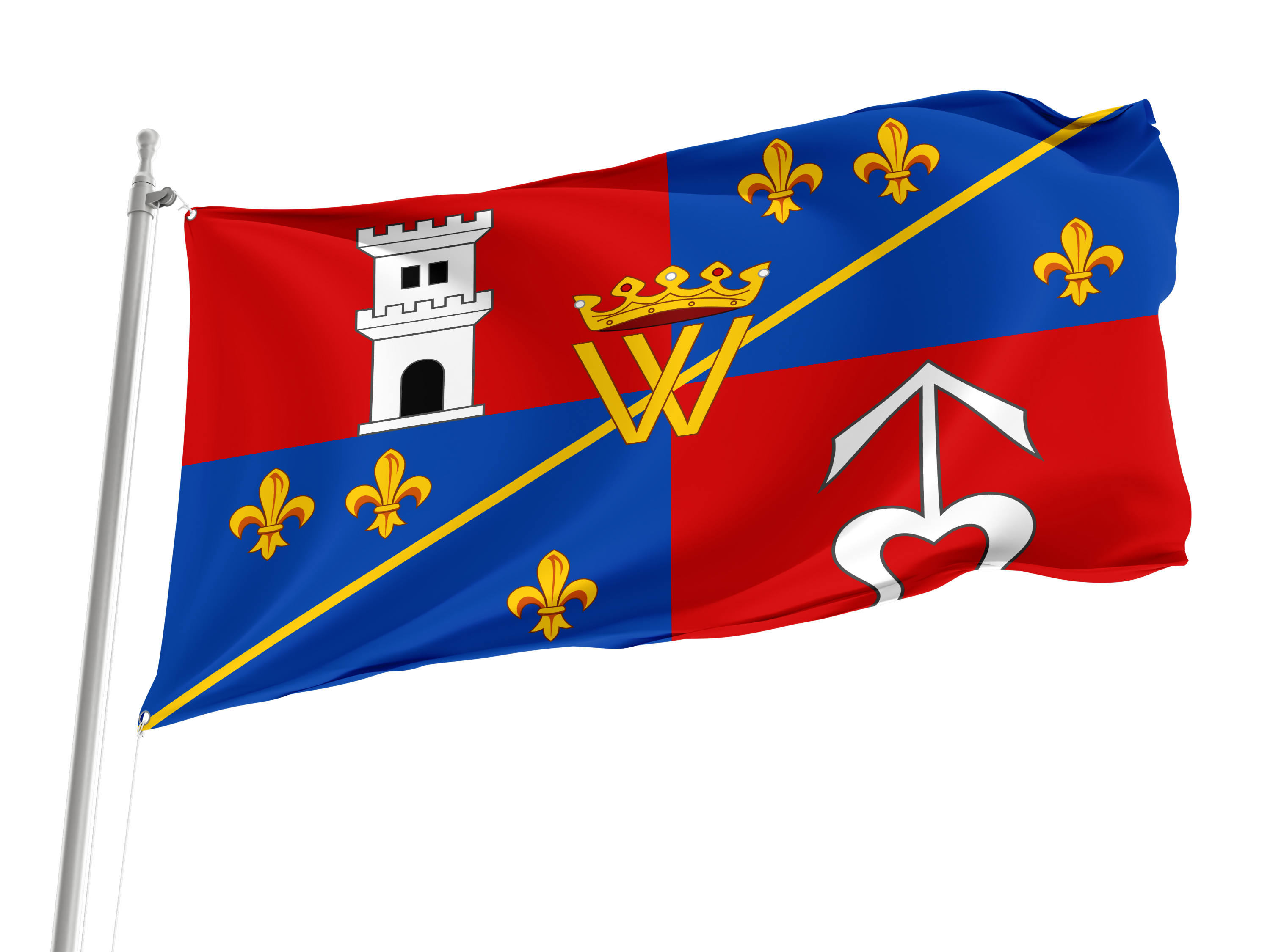 Fulnek Flag for Indoor & Outdoor Use