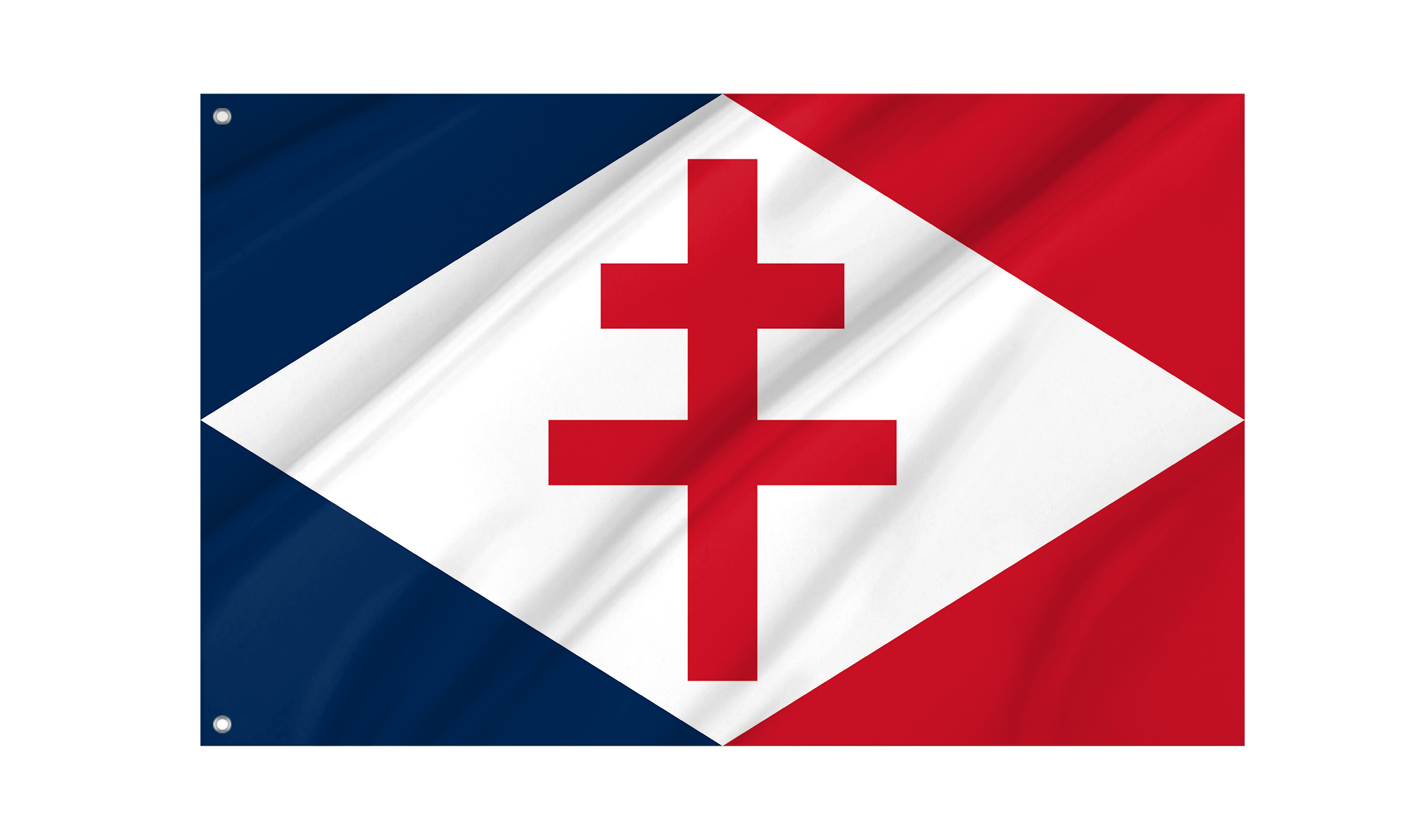 Naval Jack of Free France Flag for Indoor & Outdoor Use