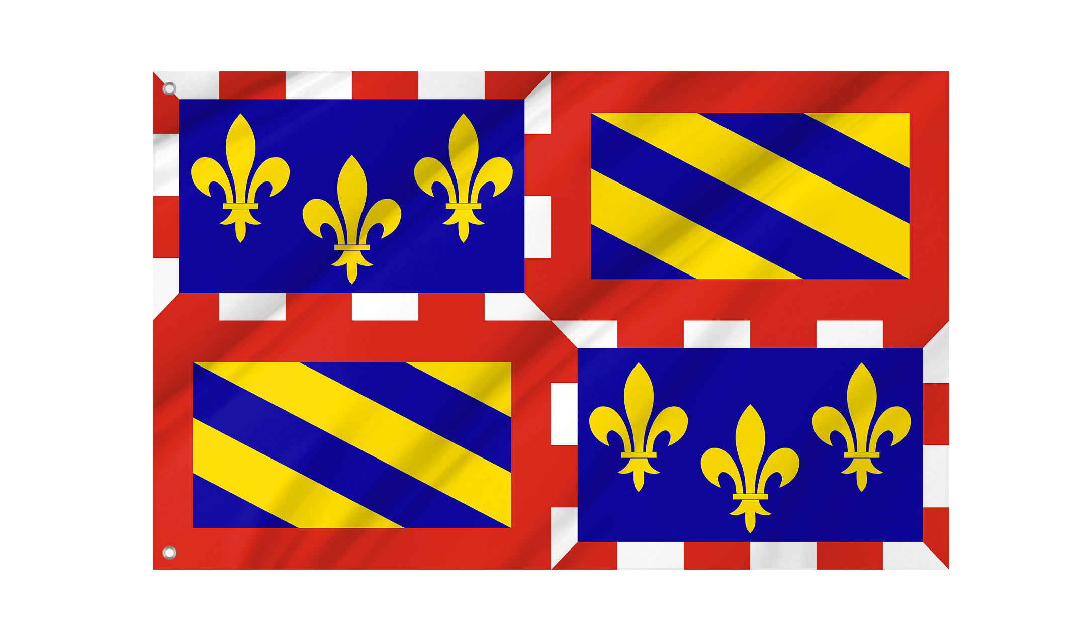 Burgundy Flag for Indoor & Outdoor Use