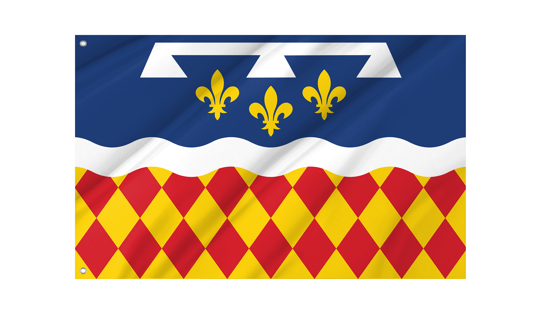 Charente Department in France Flag for Indoor & Outdoor Use