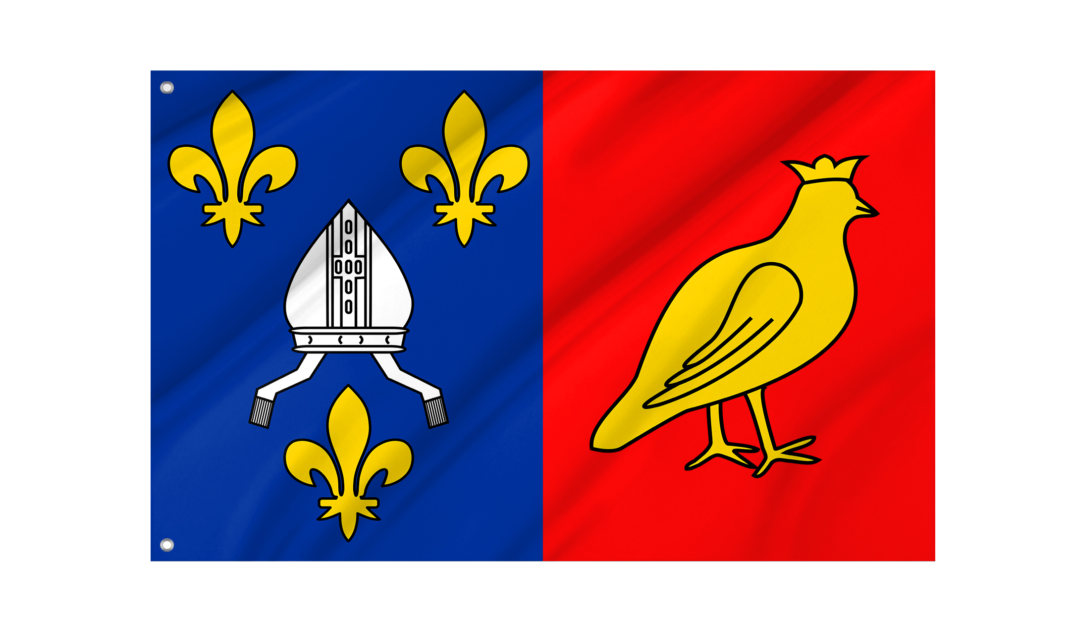 Charente Maritime Flag for Indoor & Outdoor Use