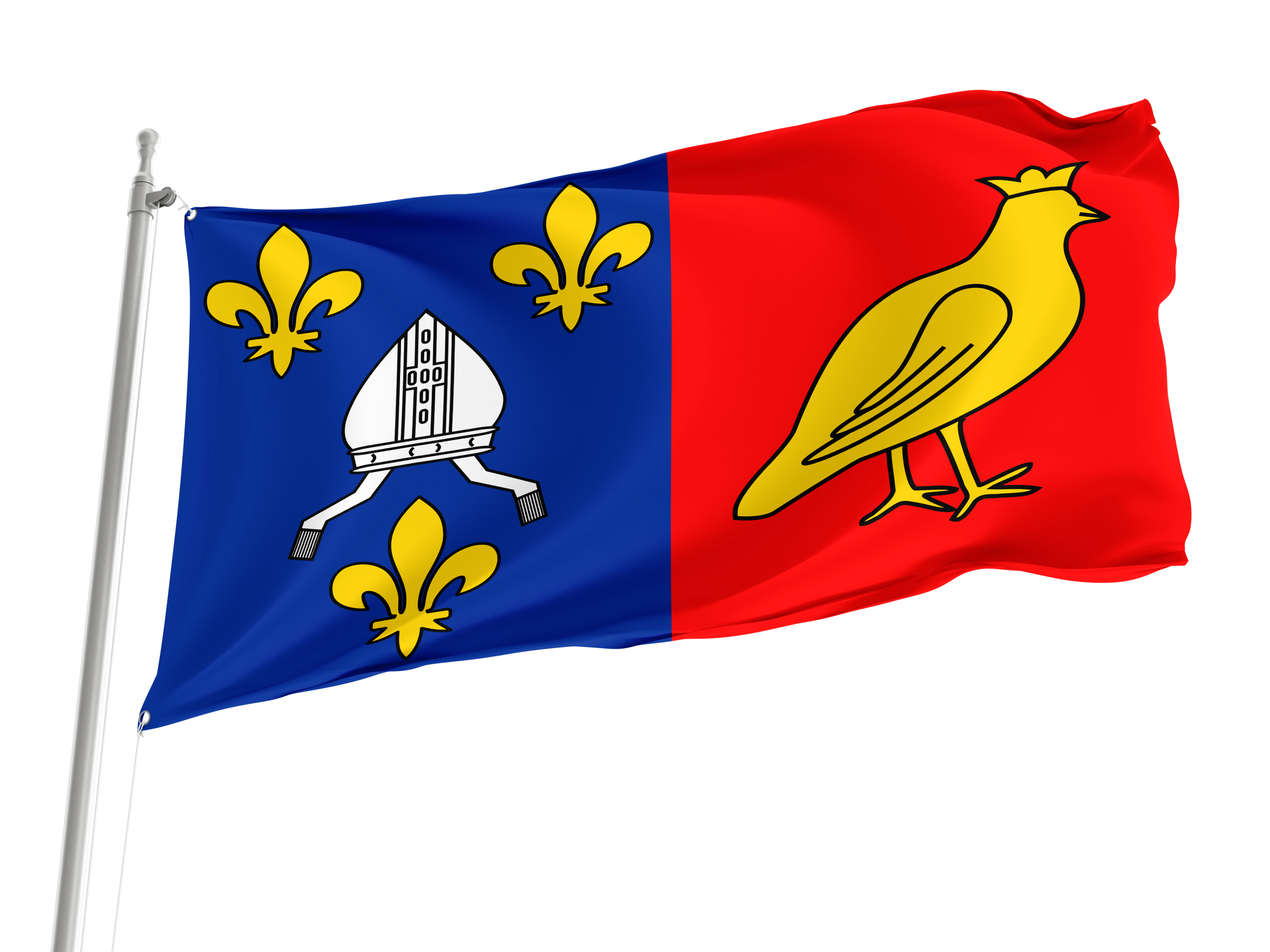 Charente Maritime Flag for Indoor & Outdoor Use