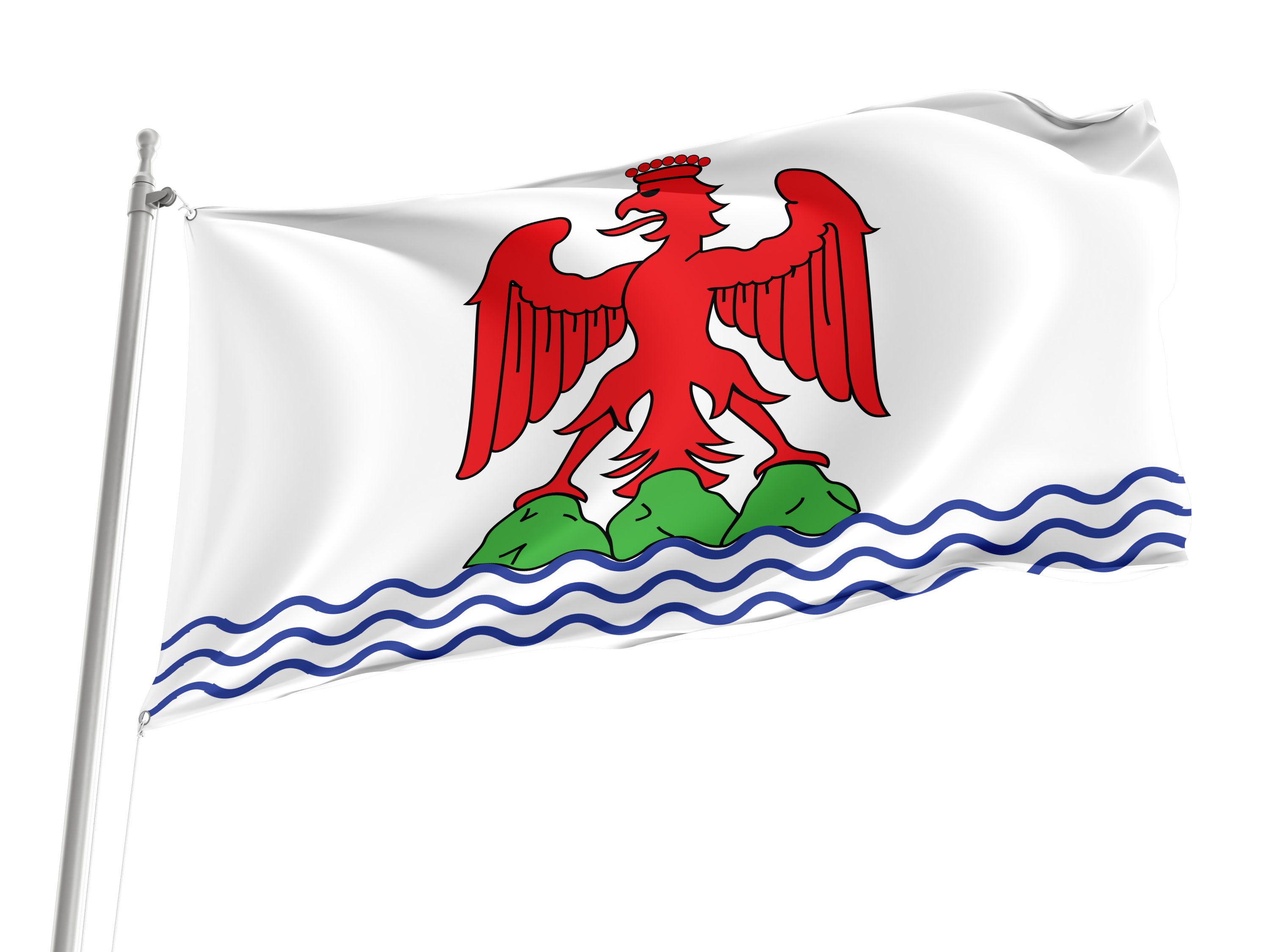 County of Nice Flag for Indoor & Outdoor Use
