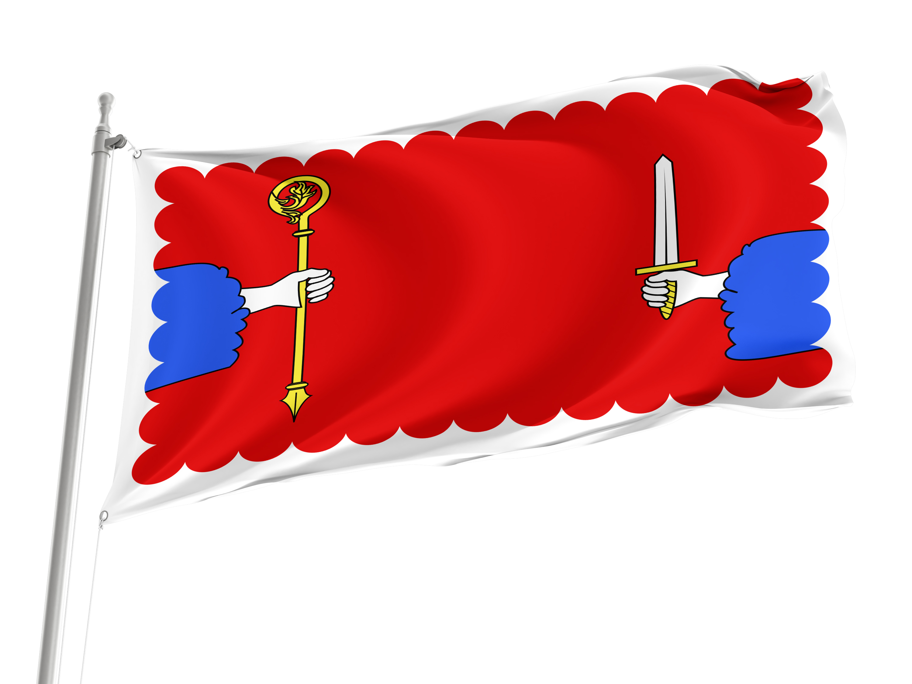 Haute Loire Flag for Indoor & Outdoor Use