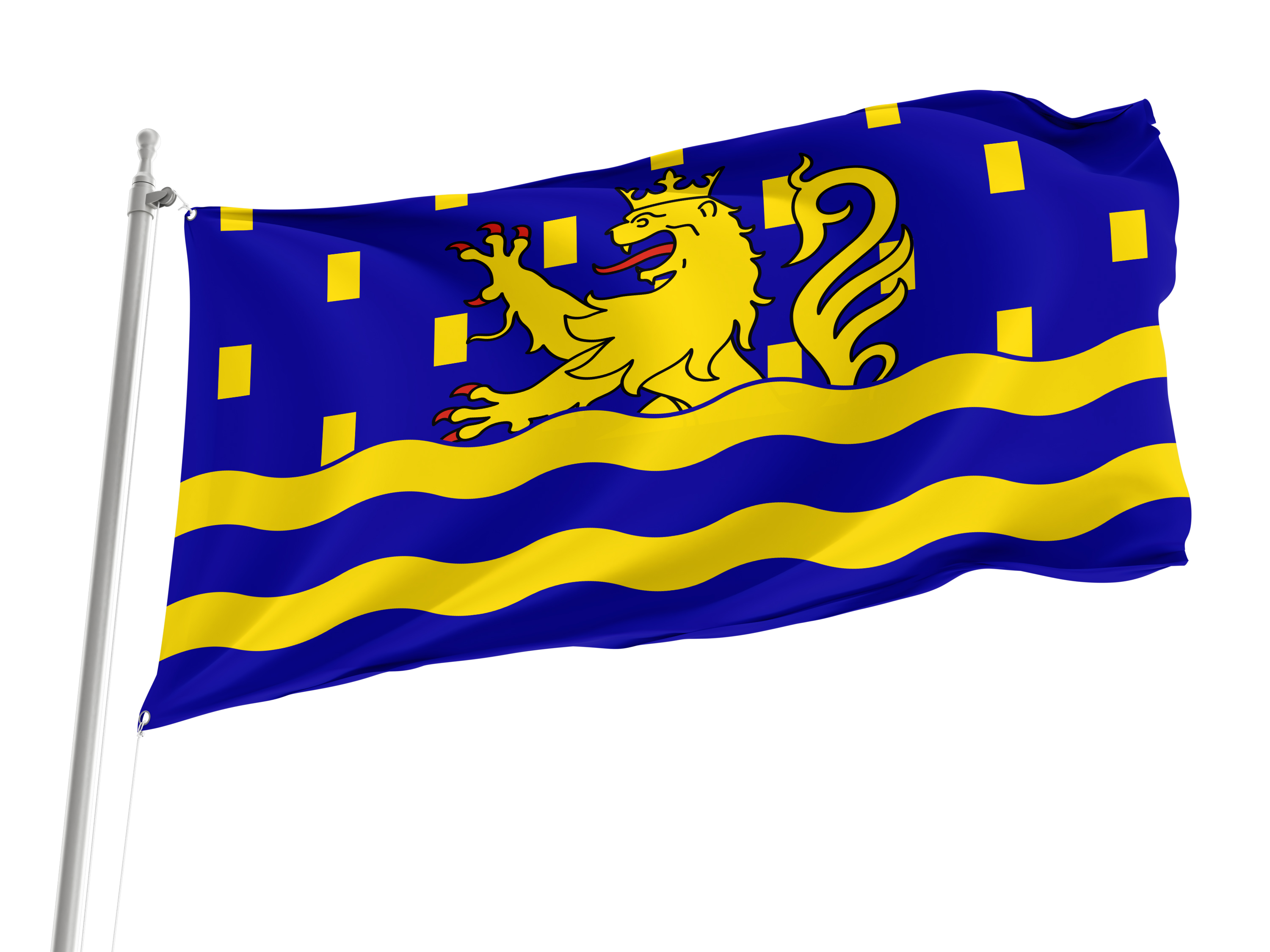 Doubs Flag for Indoor & Outdoor Use