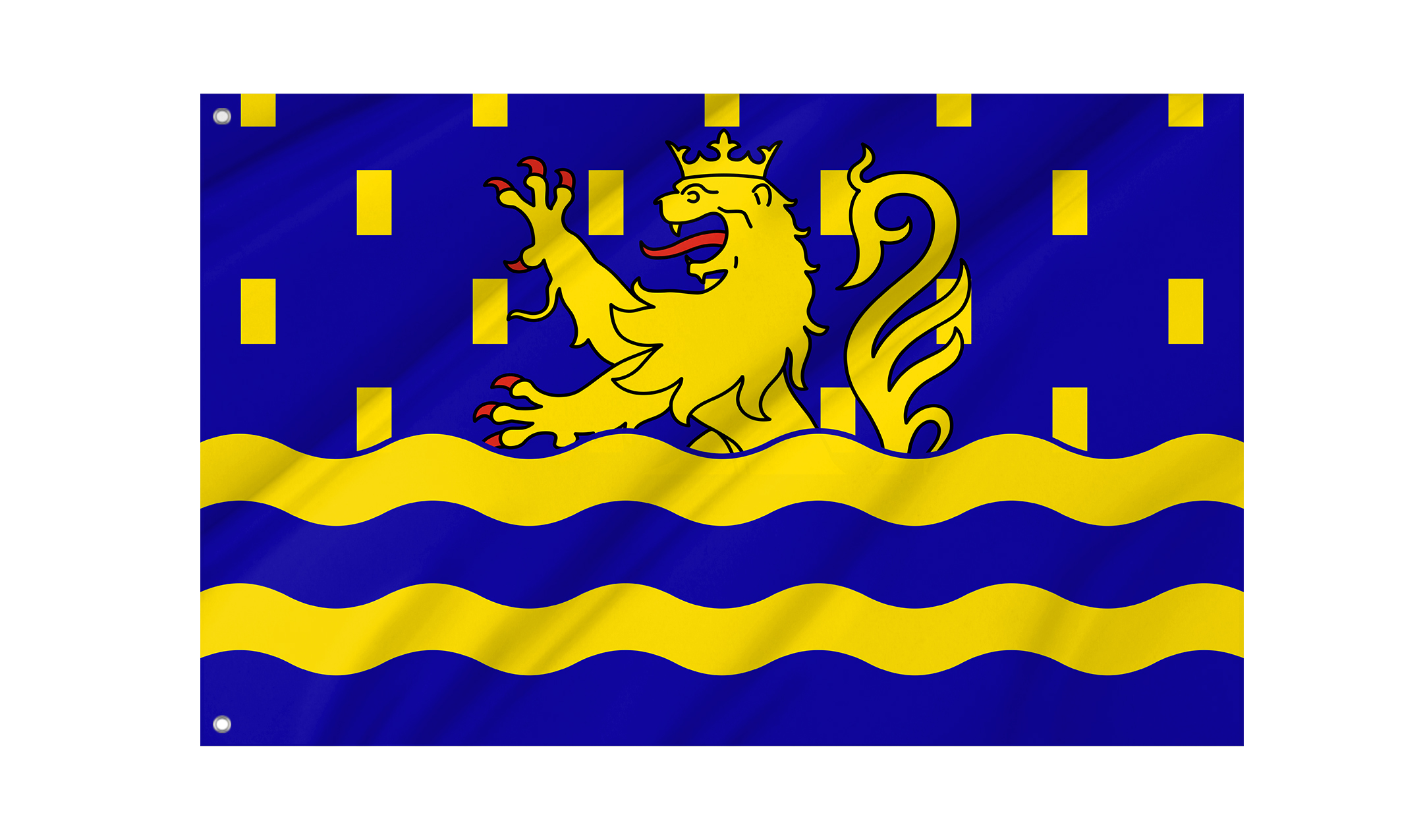 Doubs Flag for Indoor & Outdoor Use