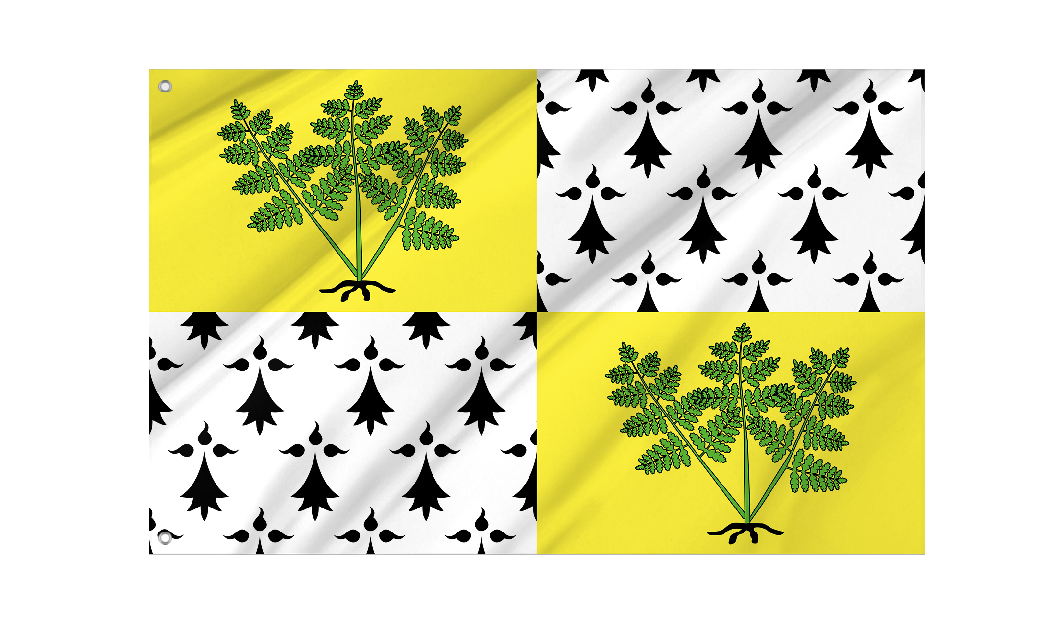 Fougères Flag for Indoor & Outdoor Use