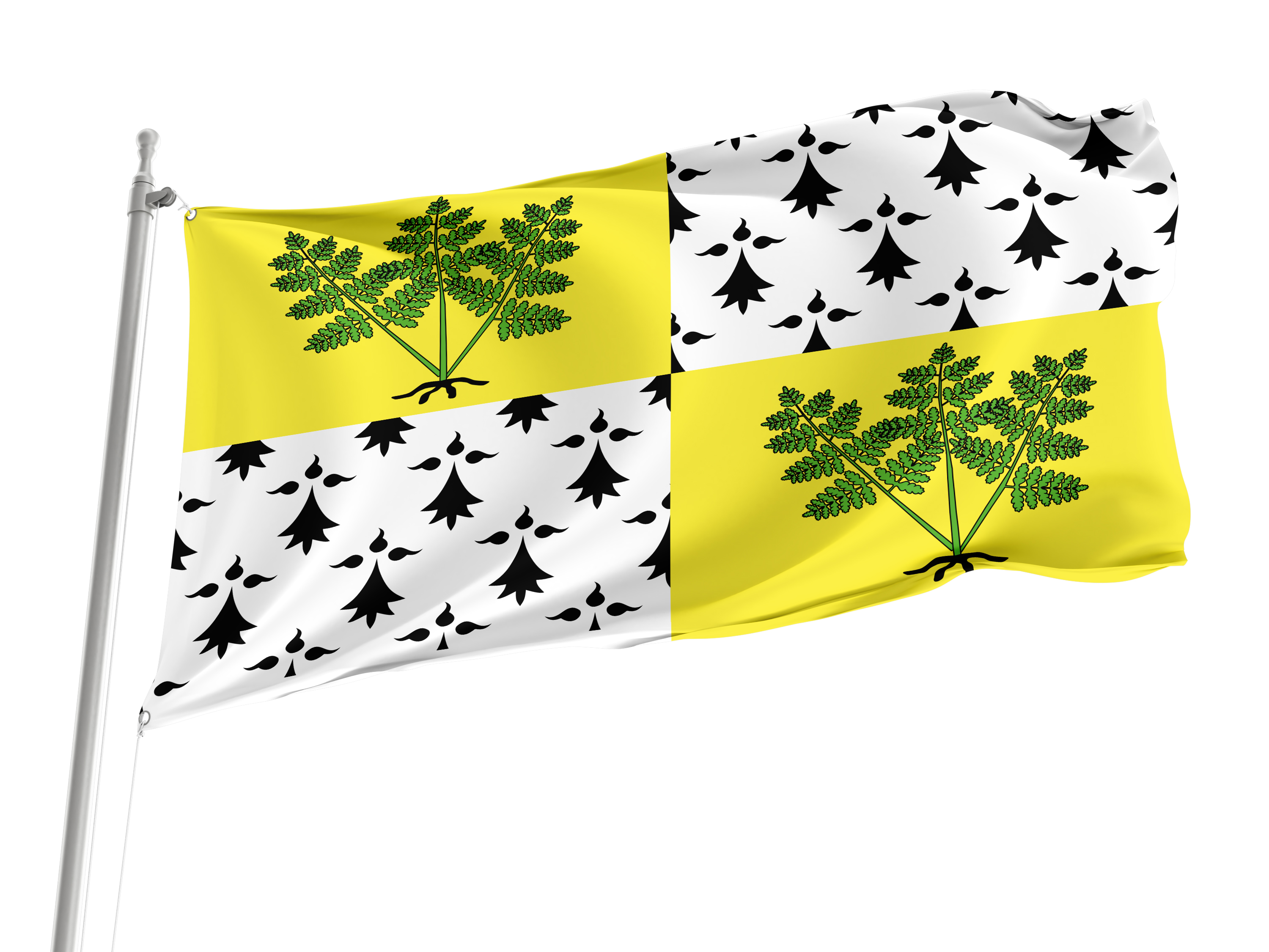 Fougères Flag for Indoor & Outdoor Use