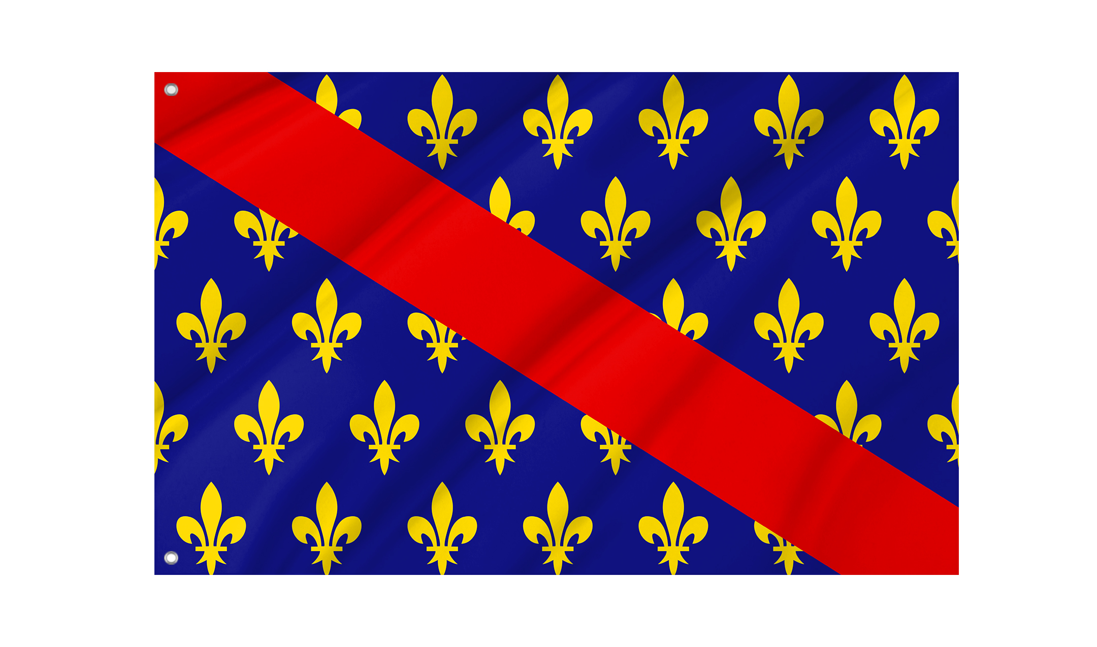 Bourbonnais Flag for Indoor & Outdoor Use