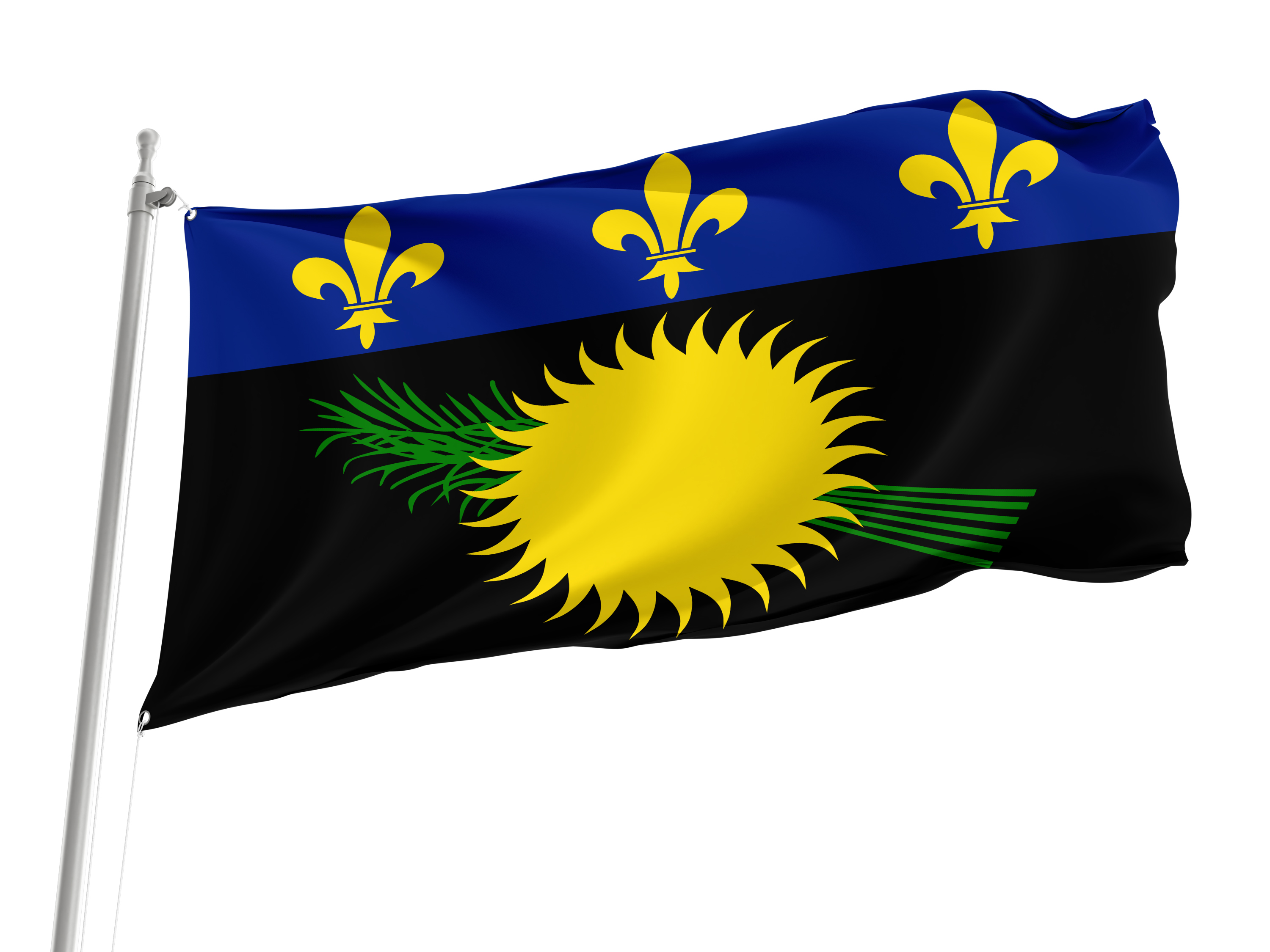 Guadeloupe Flag for Indoor & Outdoor Use
