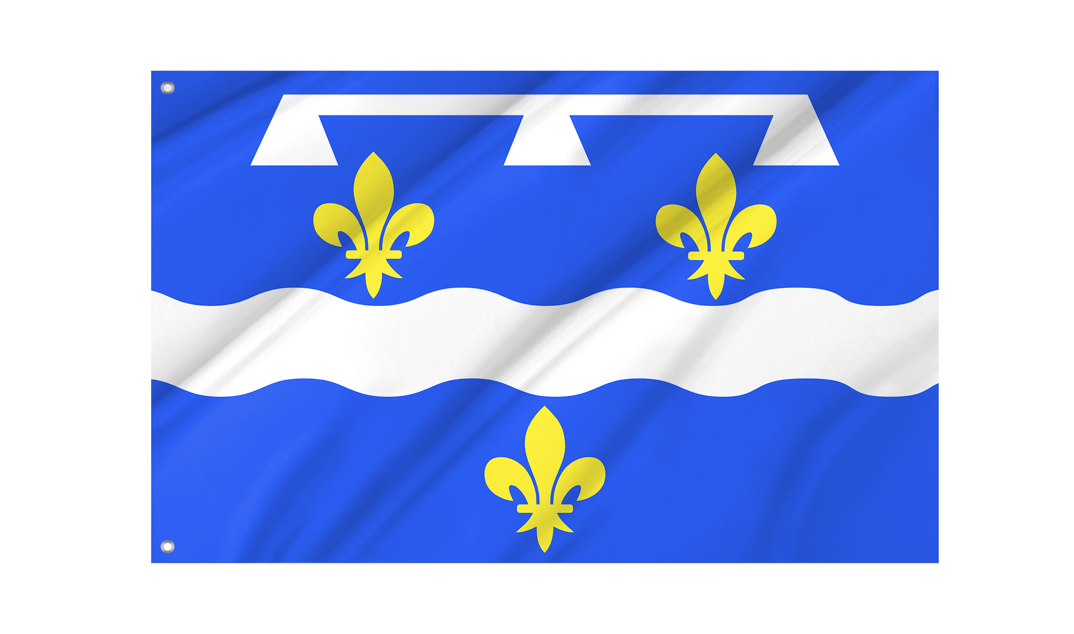 Loiret Flag for Indoor & Outdoor Use