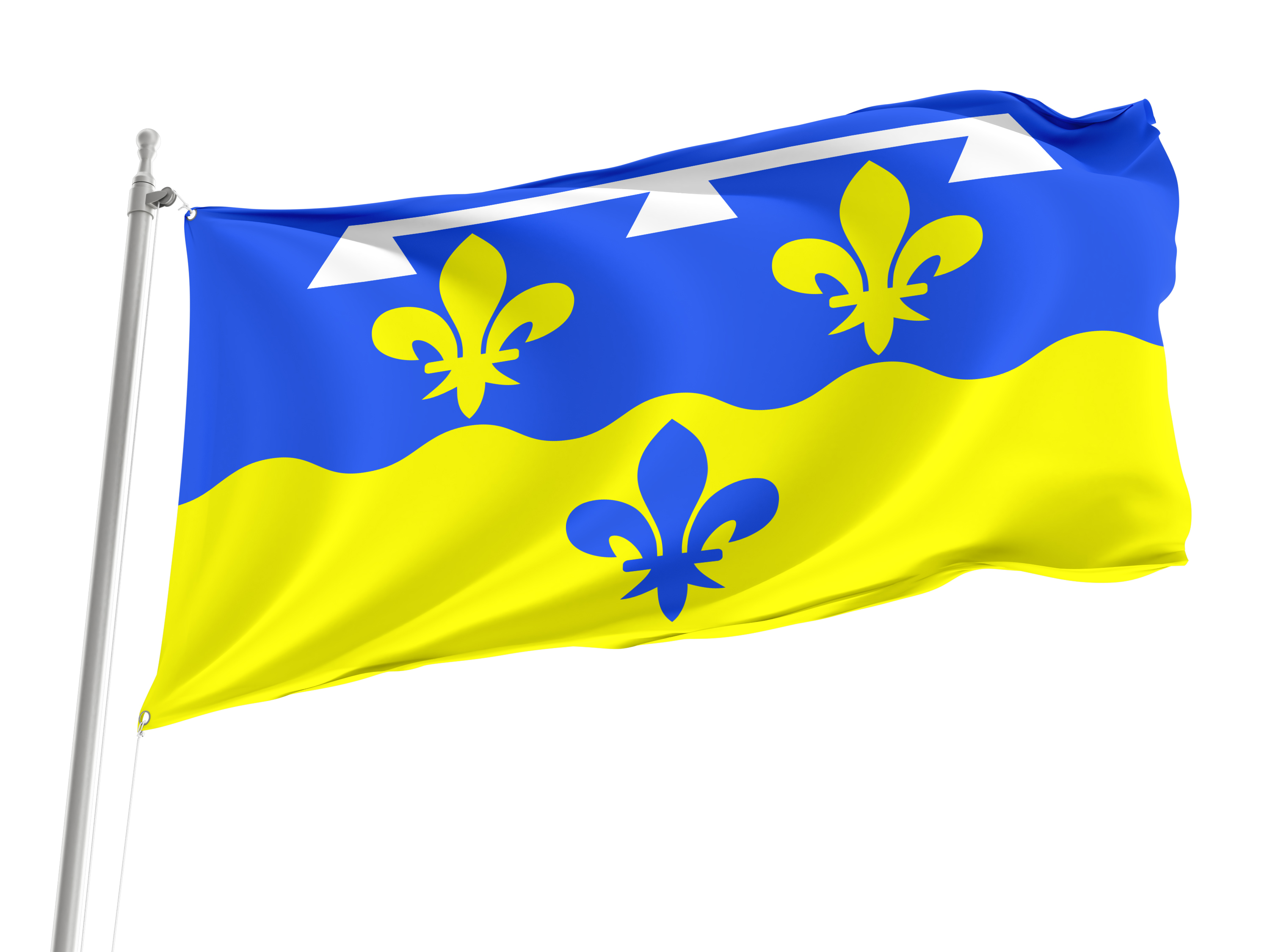 Loir et Cher Flag for Indoor & Outdoor Use