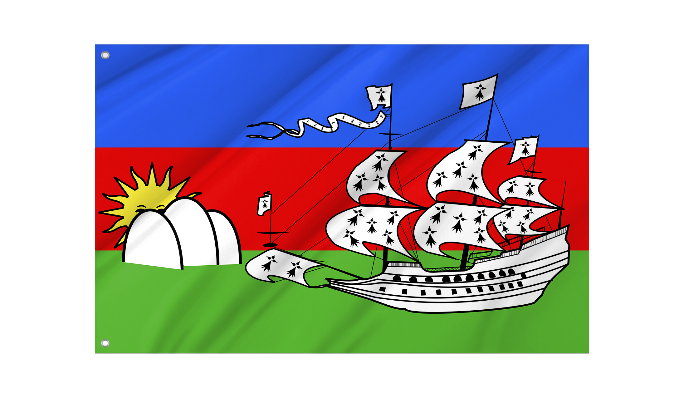 Lorient Flag for Indoor & Outdoor Use