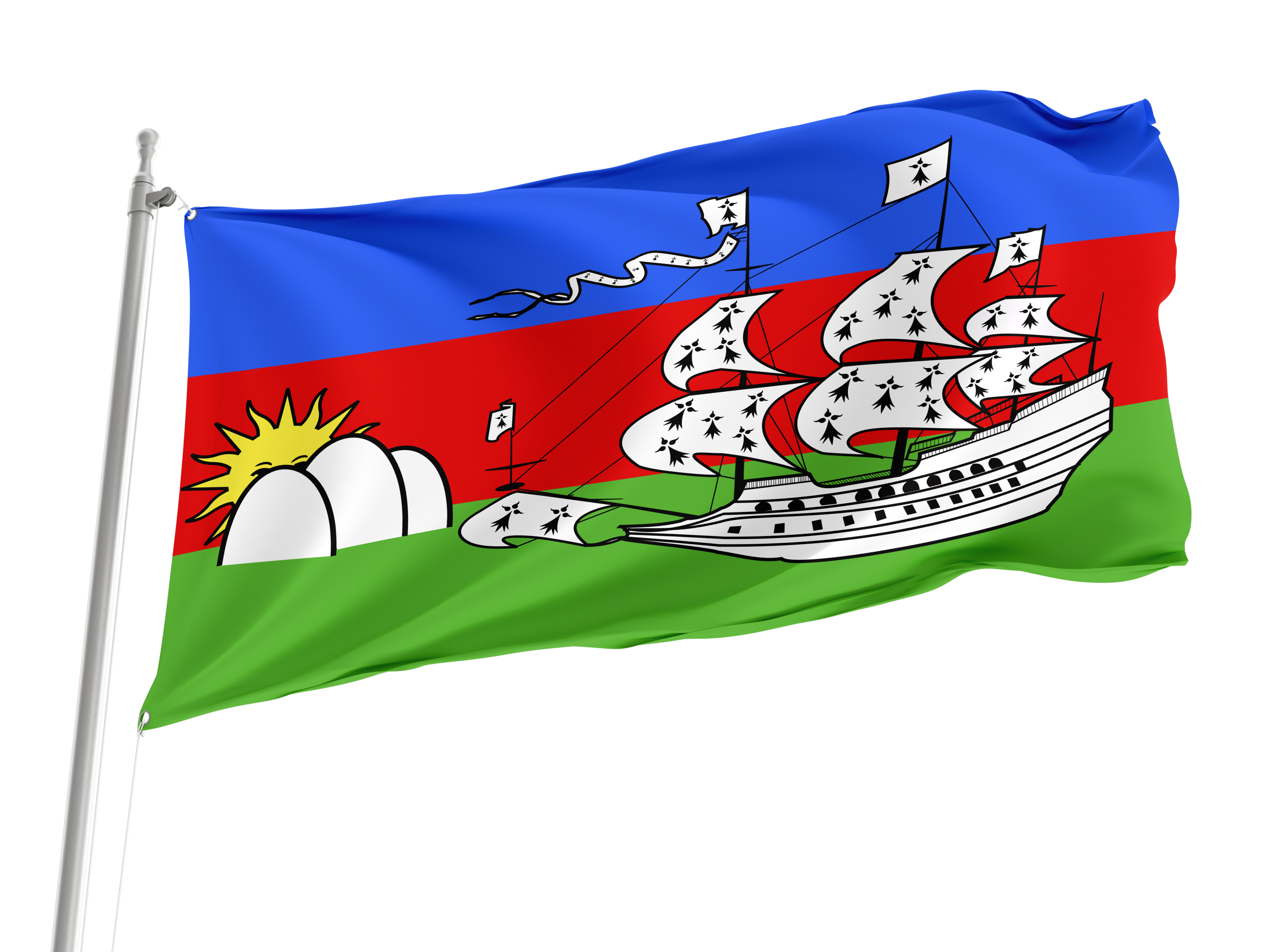 Lorient Flag for Indoor & Outdoor Use
