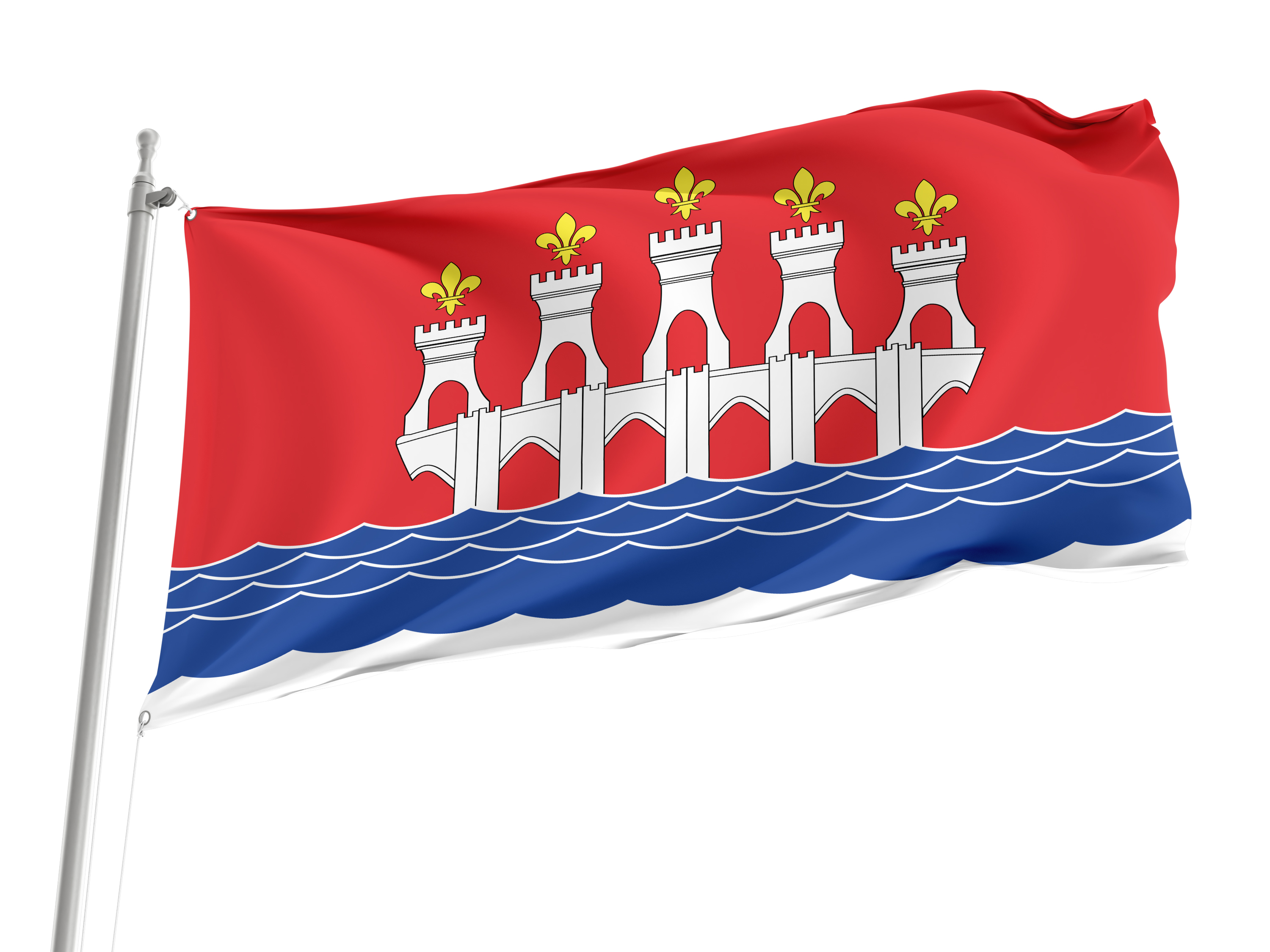 Lot Flag for Indoor & Outdoor Use