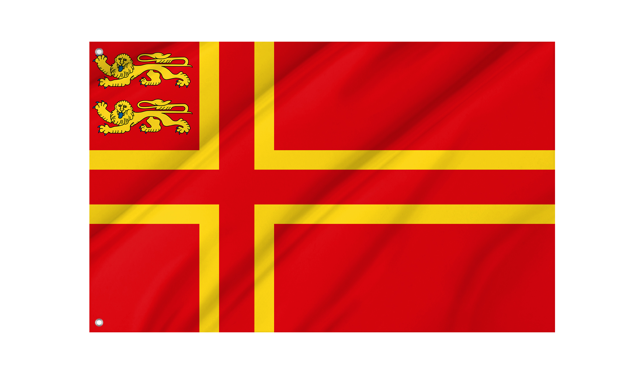 Normandy with Olaf and leopards Flag for Indoor & Outdoor Use
