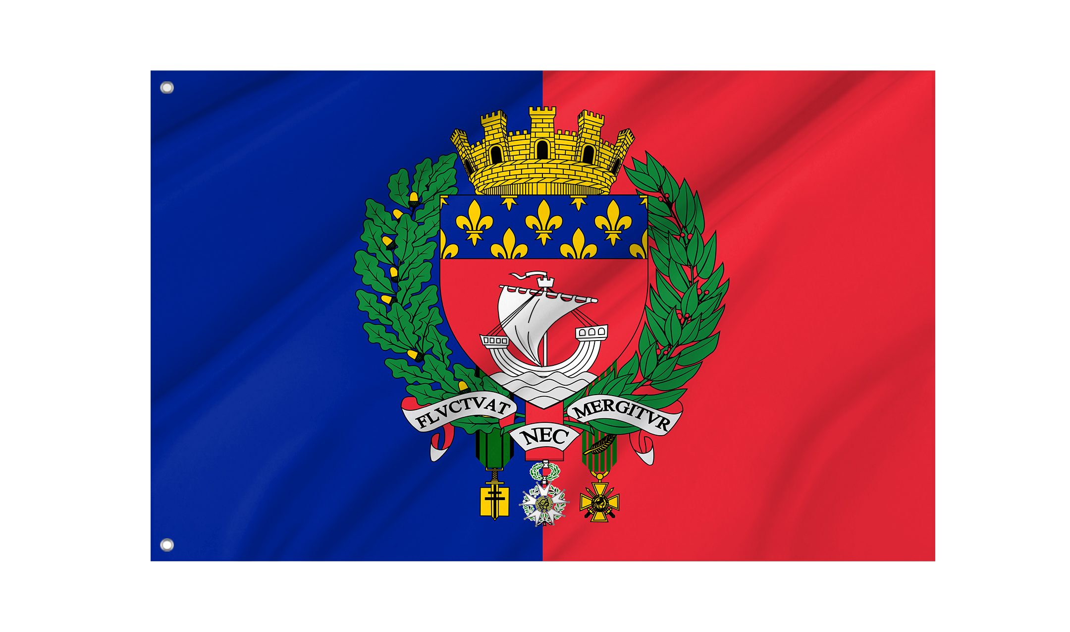 Paris Flag for Indoor & Outdoor Use