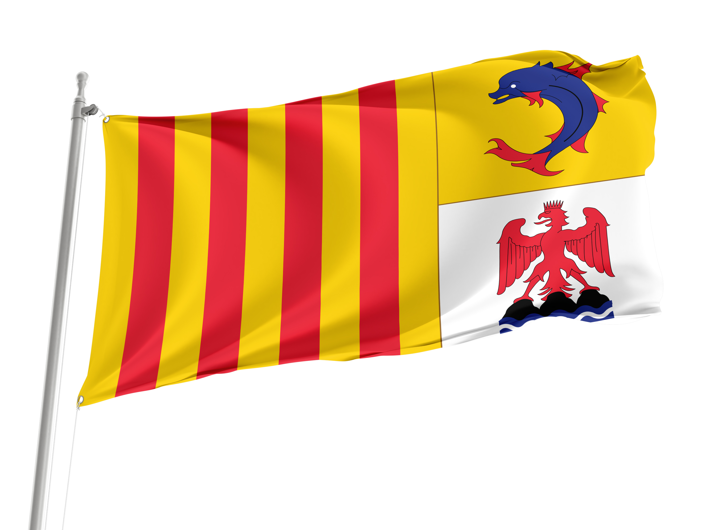 Provence-Alpes-Côte d'Azur Flag for Indoor & Outdoor Use