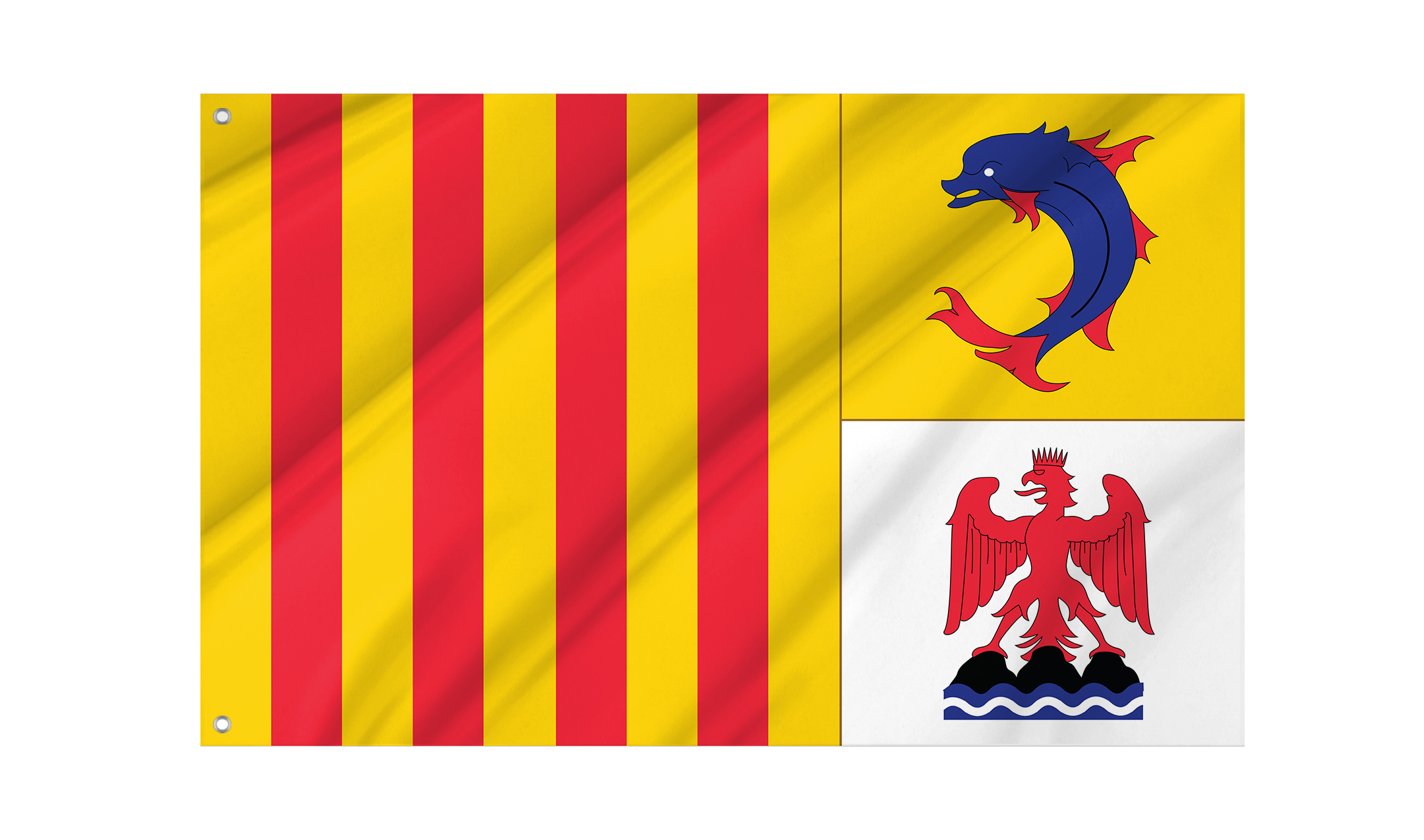 Provence-Alpes-Côte d'Azur Flag for Indoor & Outdoor Use