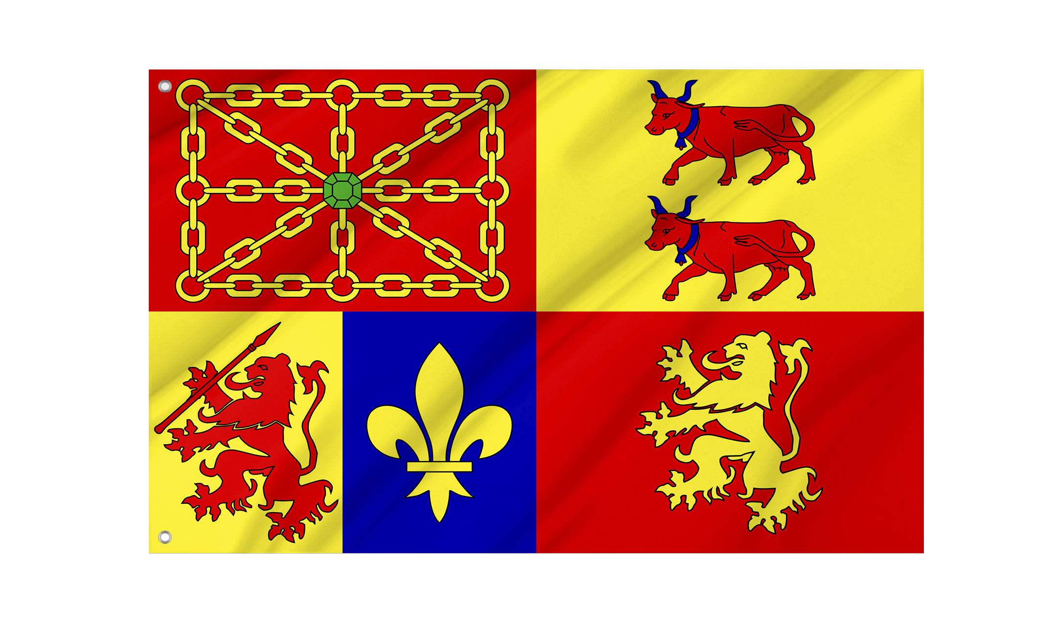 Pyrénées Atlantiques Flag for Indoor & Outdoor Use