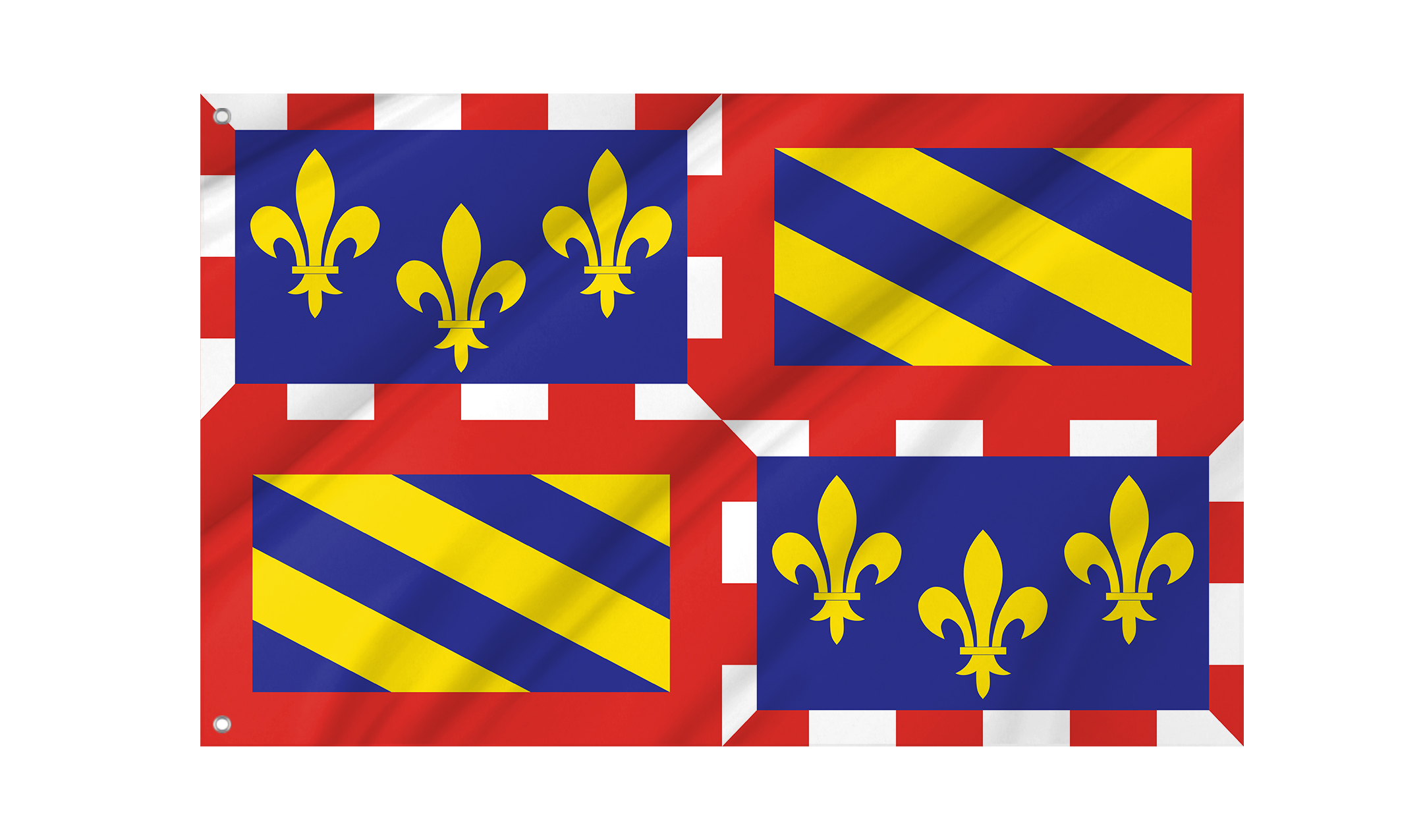 Burgundy Flag for Indoor & Outdoor Use