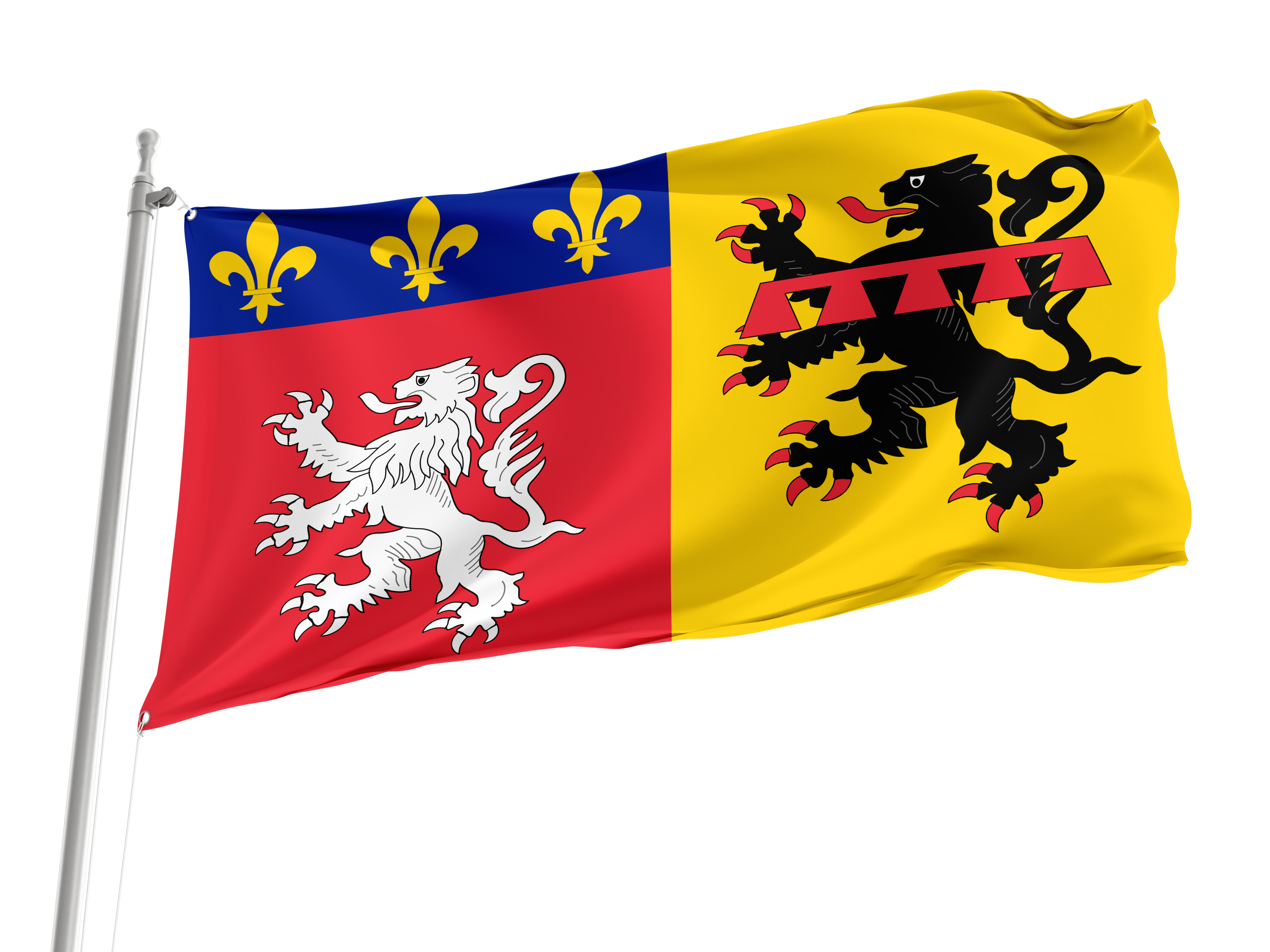 Rhône Flag for Indoor & Outdoor Use