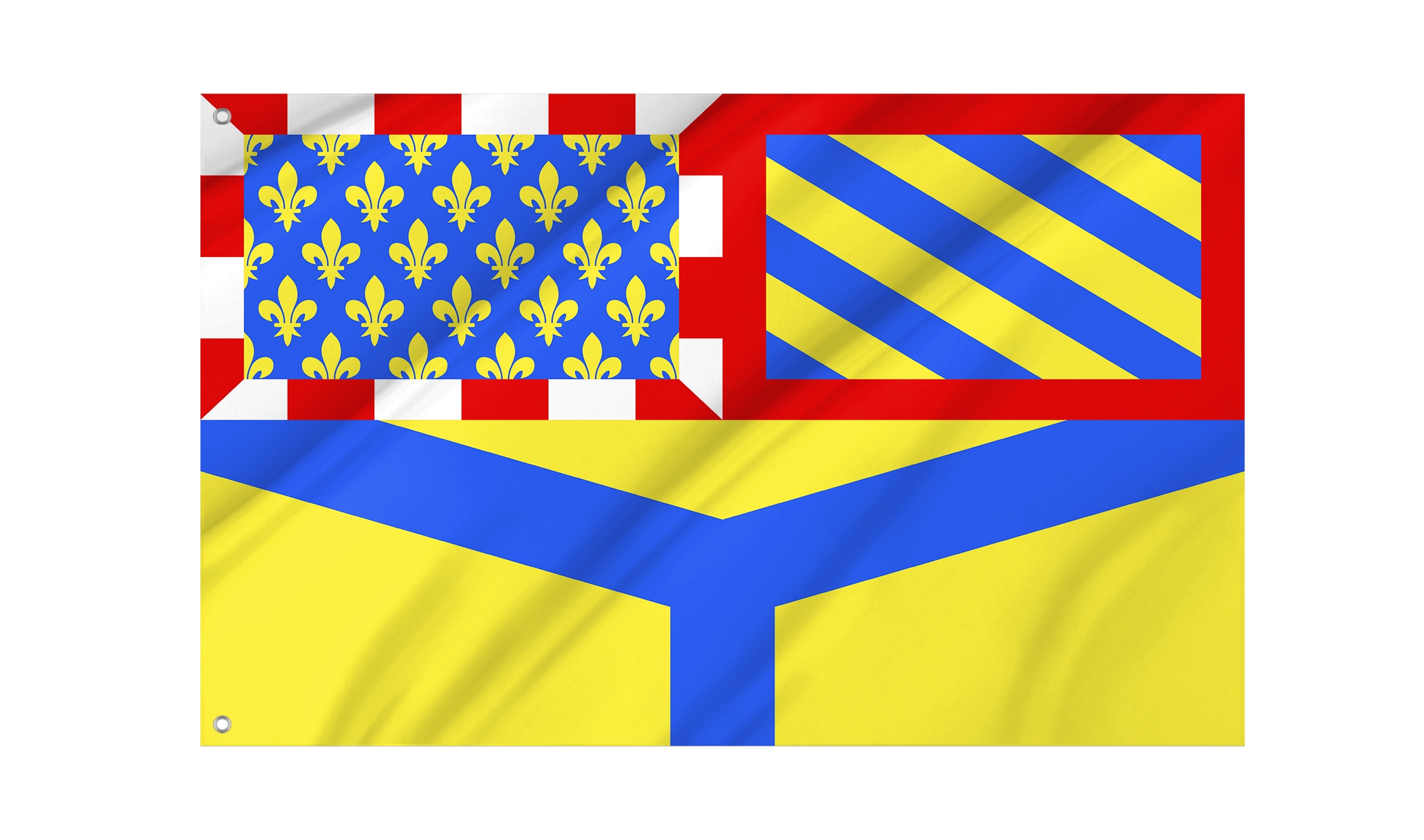 Yonne Flag for Indoor & Outdoor Use