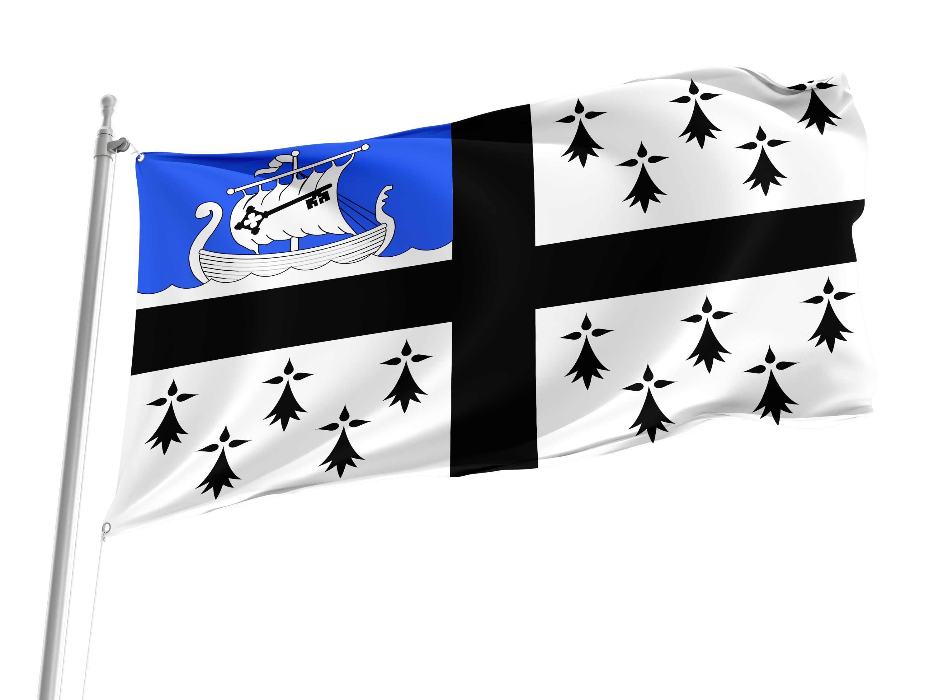Saint Nazaire Flag for Indoor & Outdoor Use