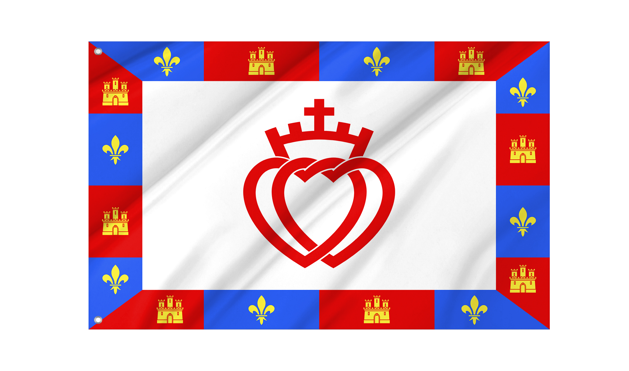 Traditional Flag of Vendée for Indoor & Outdoor Use