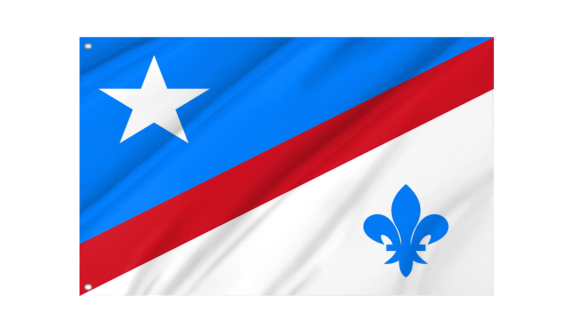 Franco American Flag for Indoor & Outdoor Use