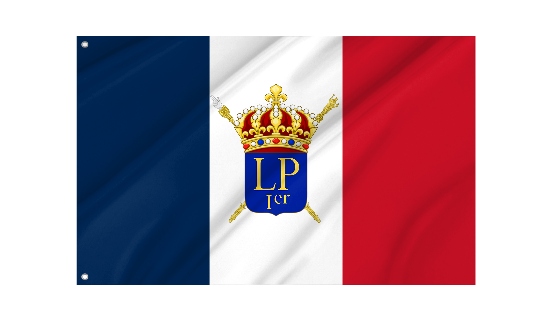 Louis-Philippe I of France 1830 to 1848 Flag for Indoor & Outdoor Use