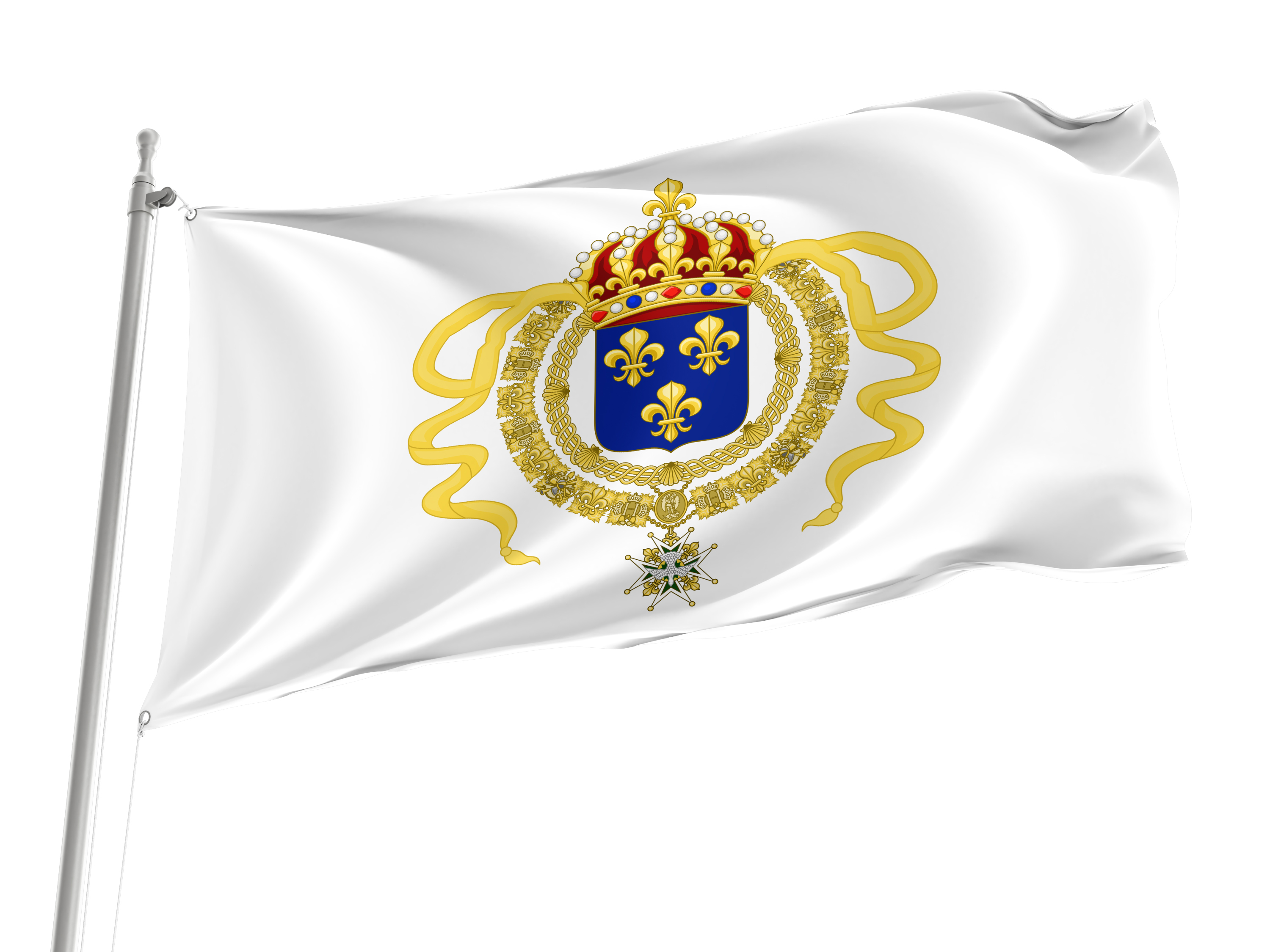 Royal Standard of King Louis XIV Flag for Indoor & Outdoor Use