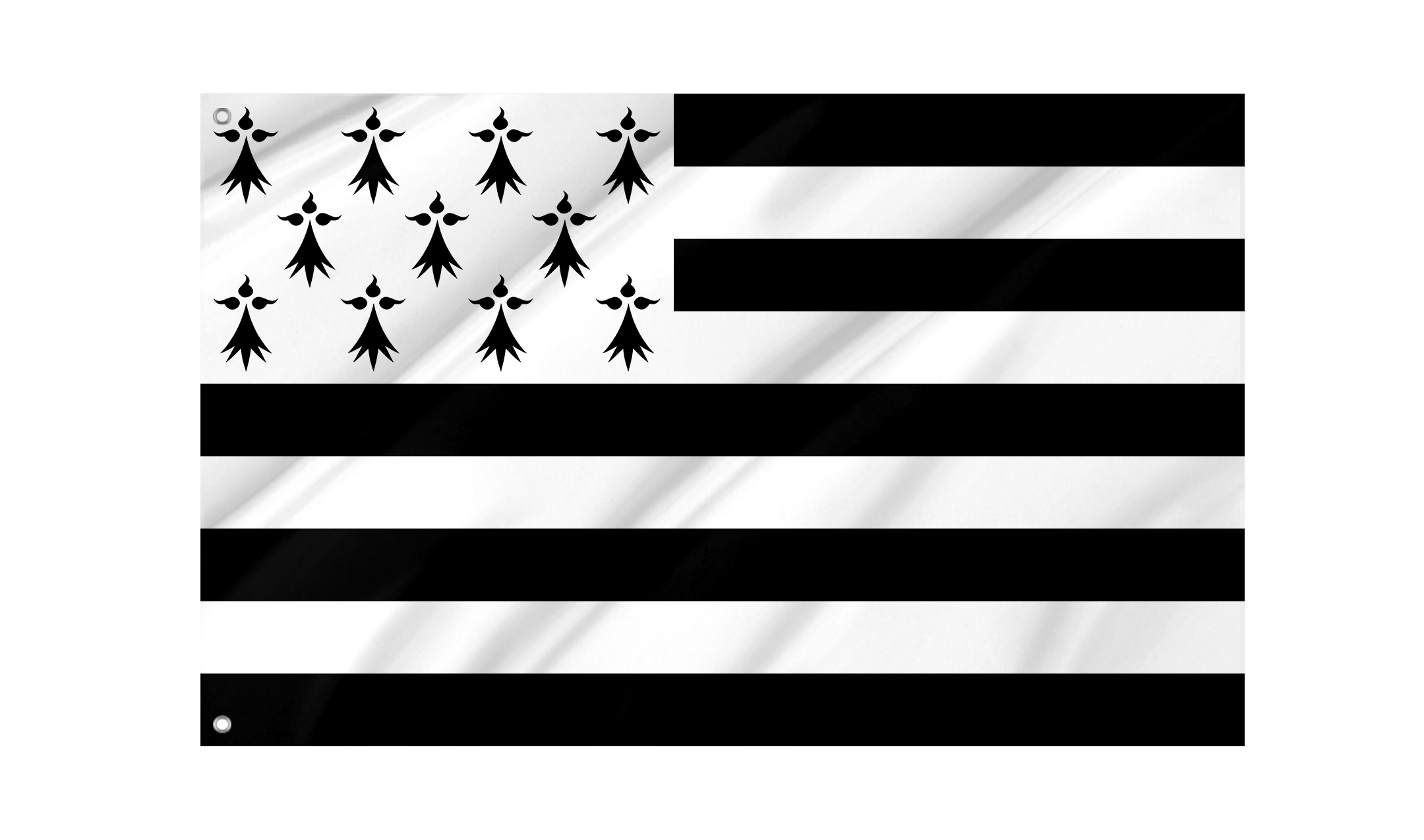 Traditional Flag of Brittany for Indoor & Outdoor Use