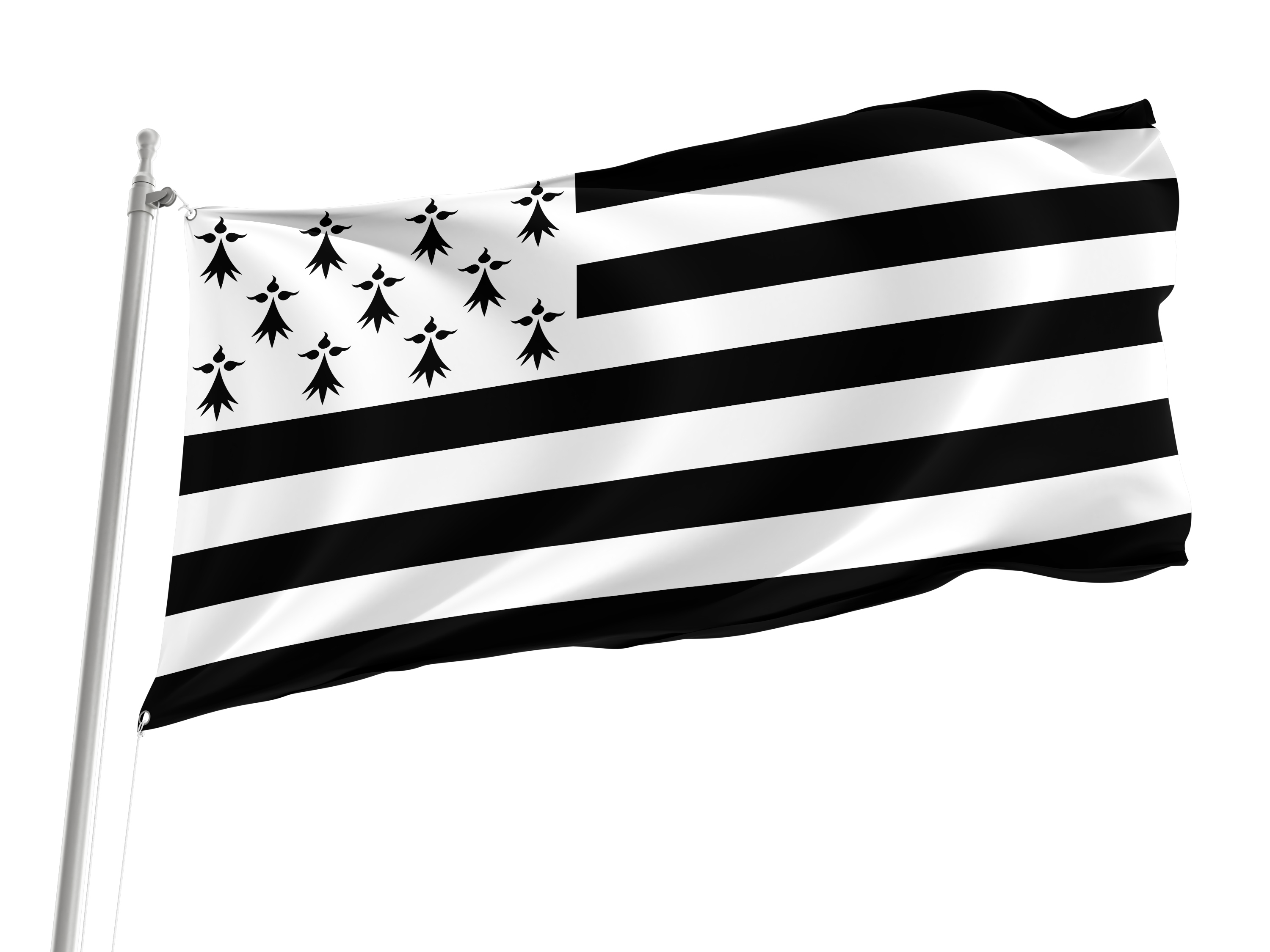 Traditional Flag of Brittany for Indoor & Outdoor Use