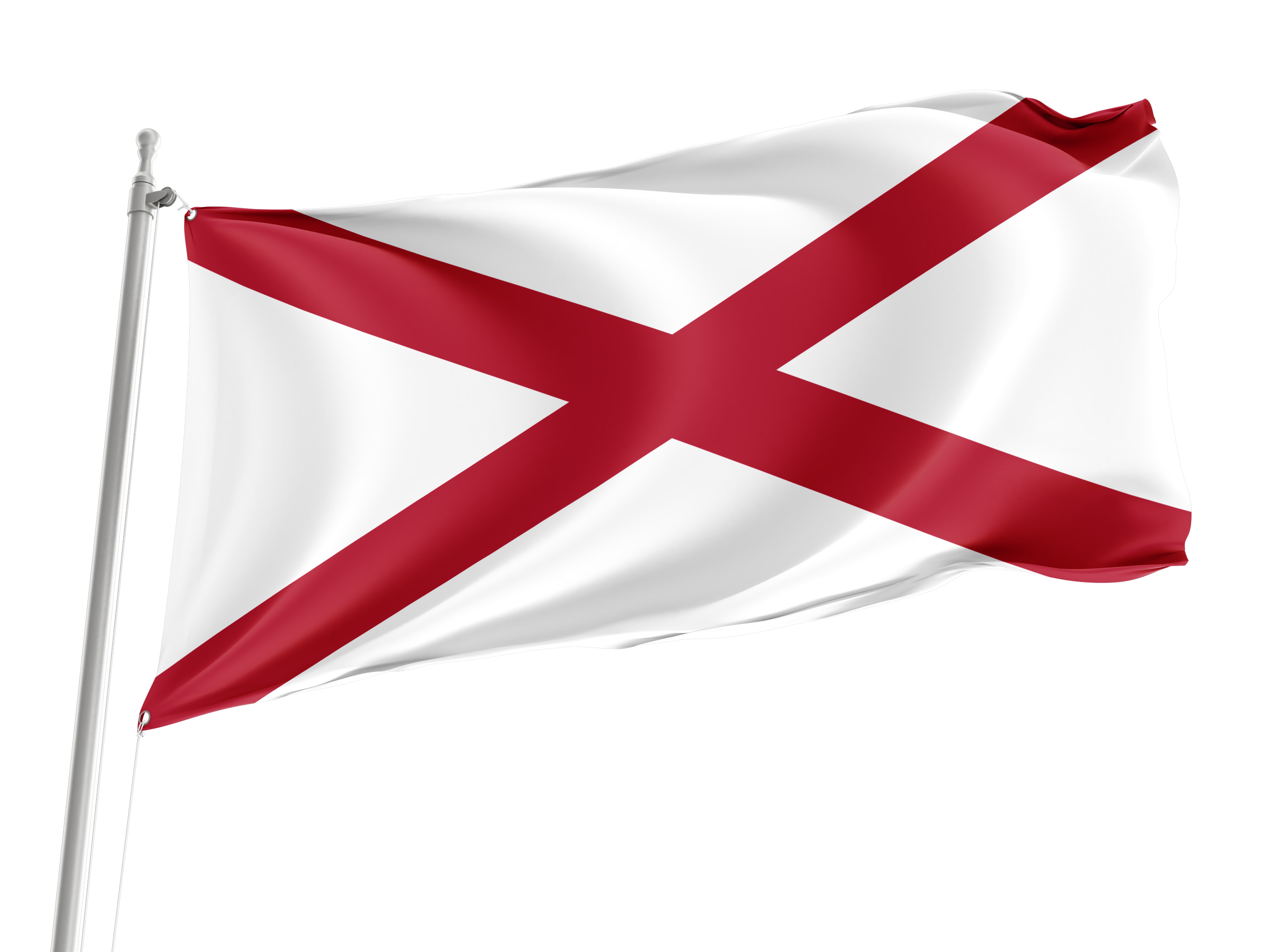 Alabama State Flag for Indoor & Outdoor Use