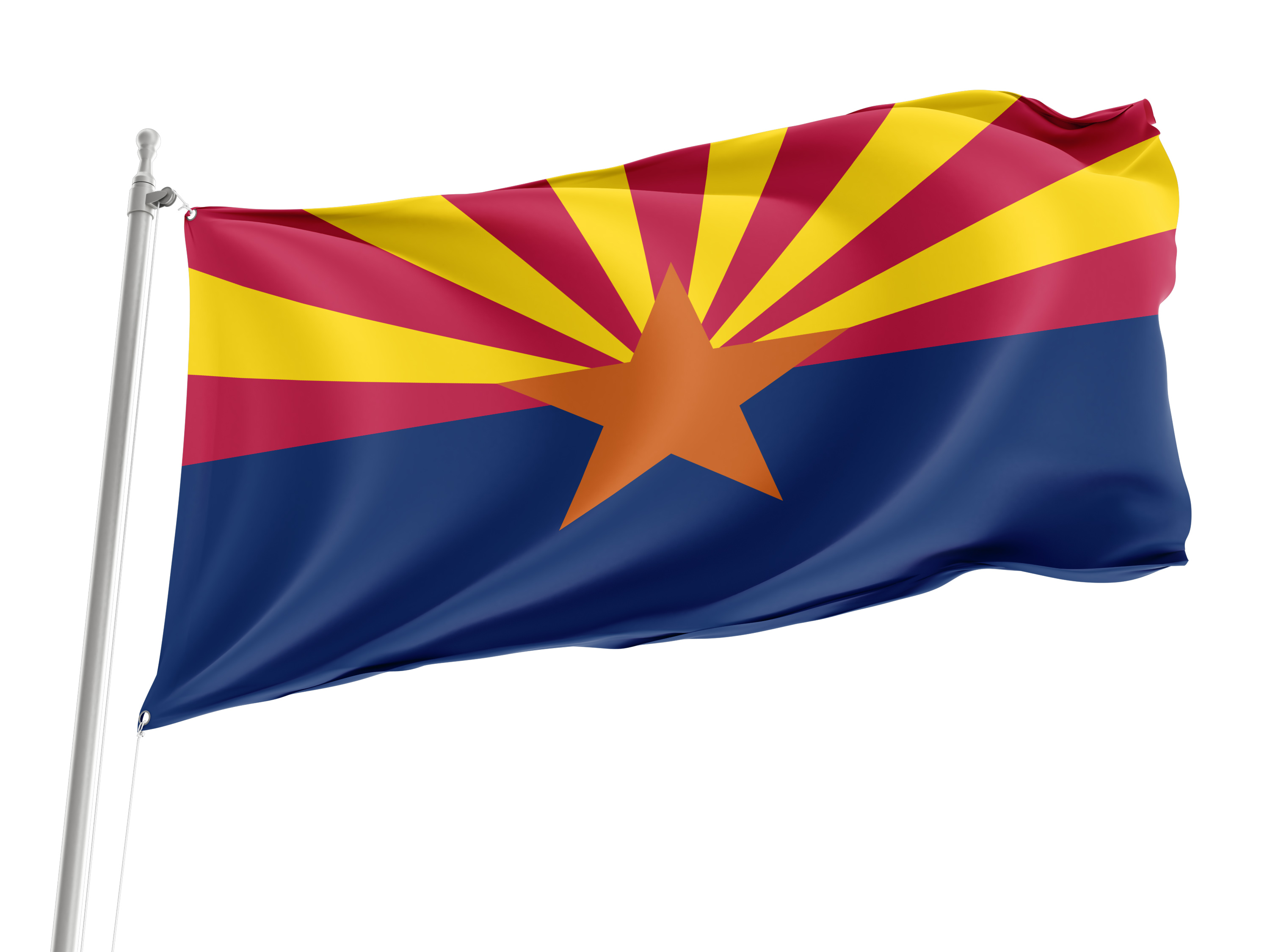 Arizona State Flag for Indoor & Outdoor Use