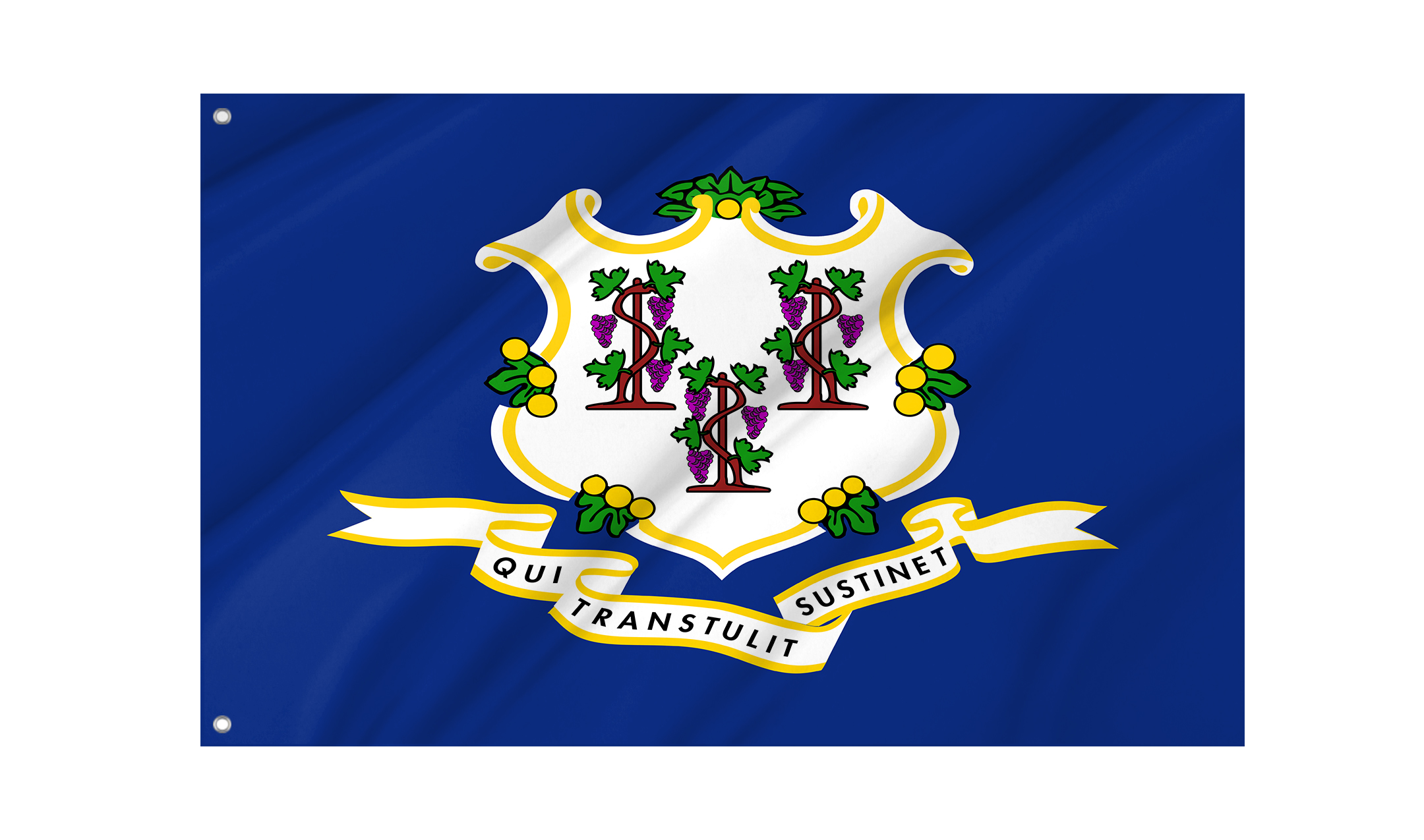 Connecticut State Flag for Indoor & Outdoor Use