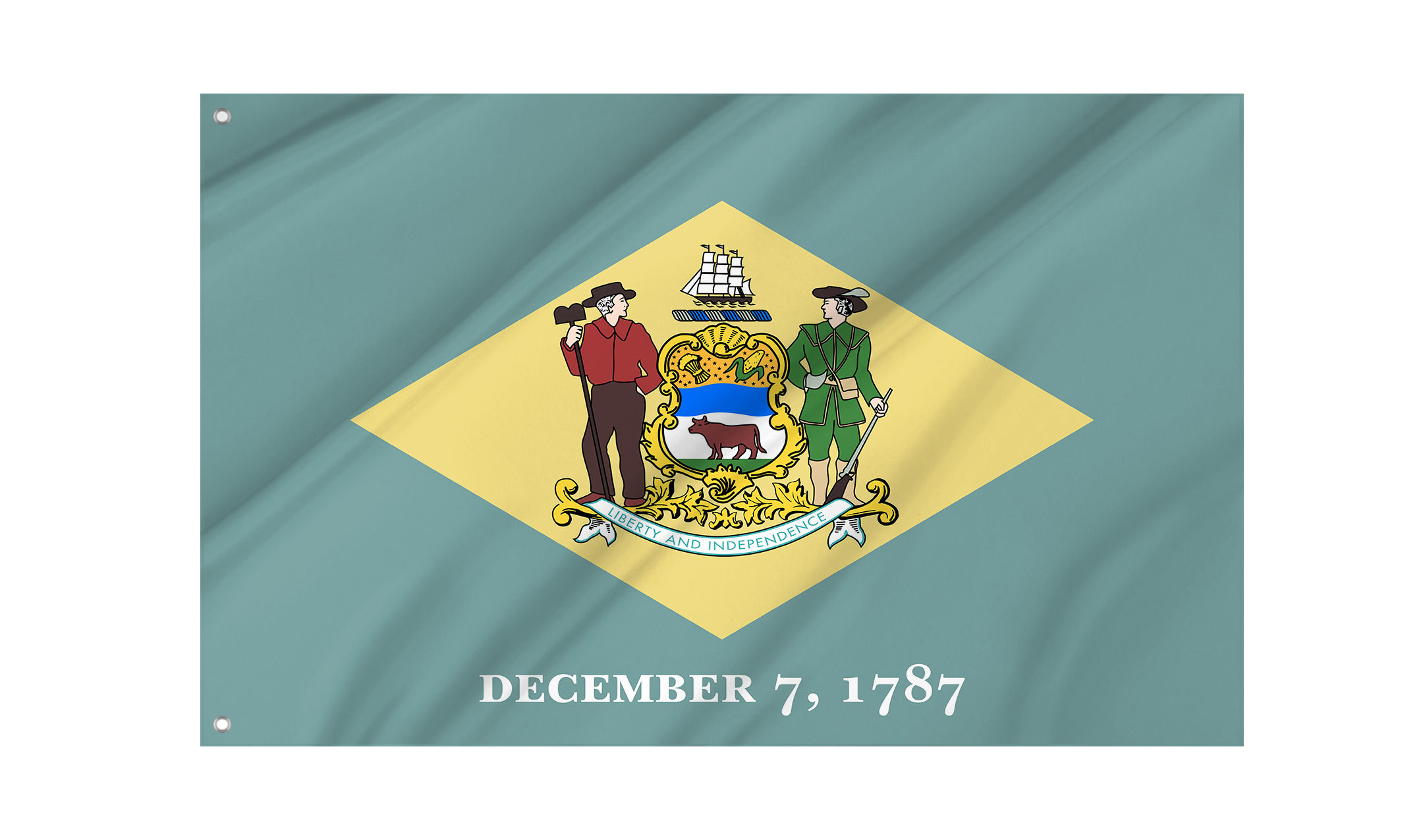 Delaware State Flag for Indoor & Outdoor Use