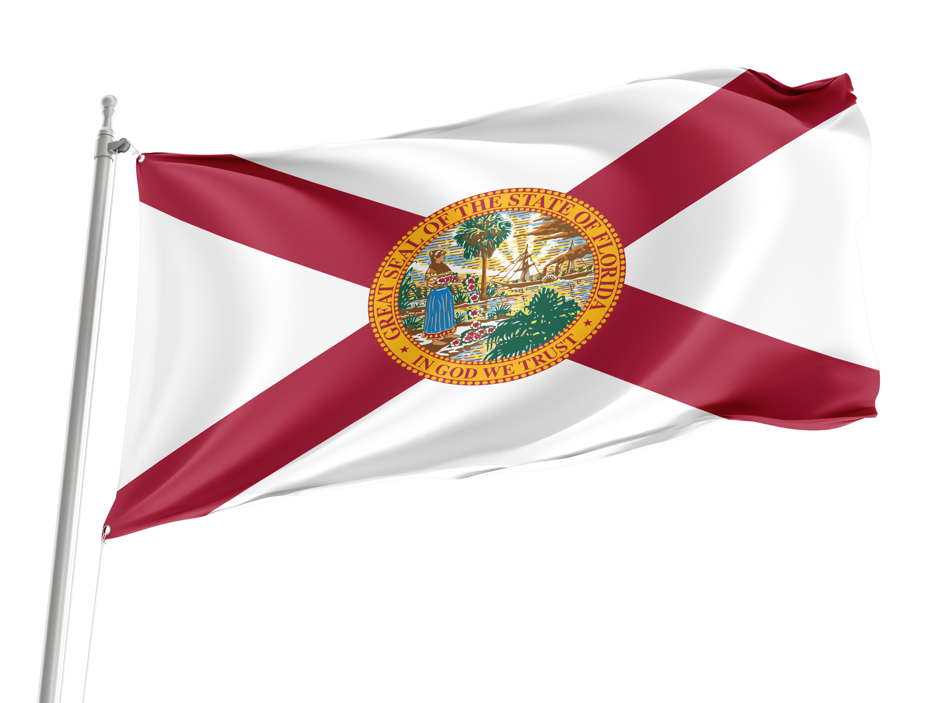 Florida State Flag for Indoor & Outdoor Use