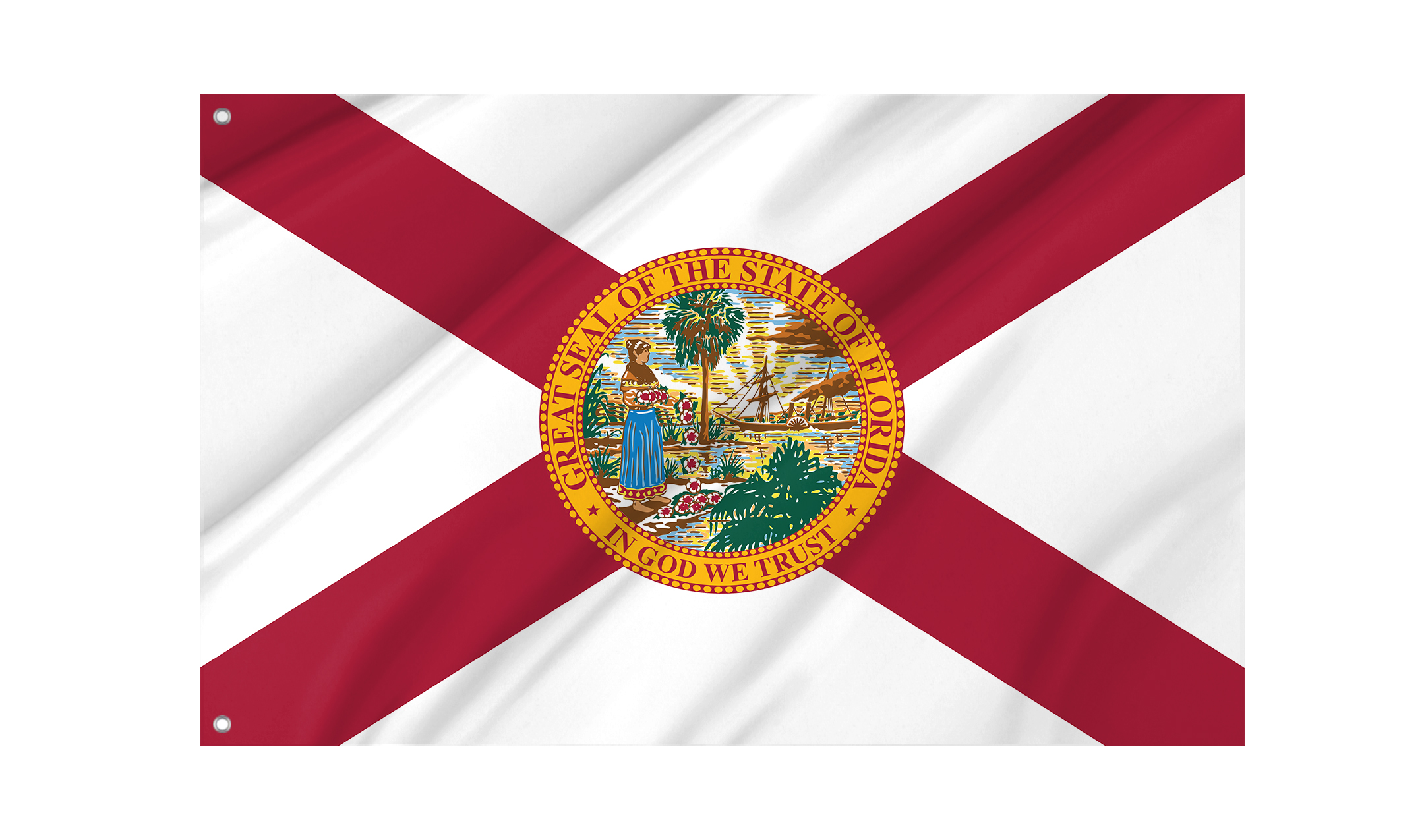 Florida State Flag for Indoor & Outdoor Use