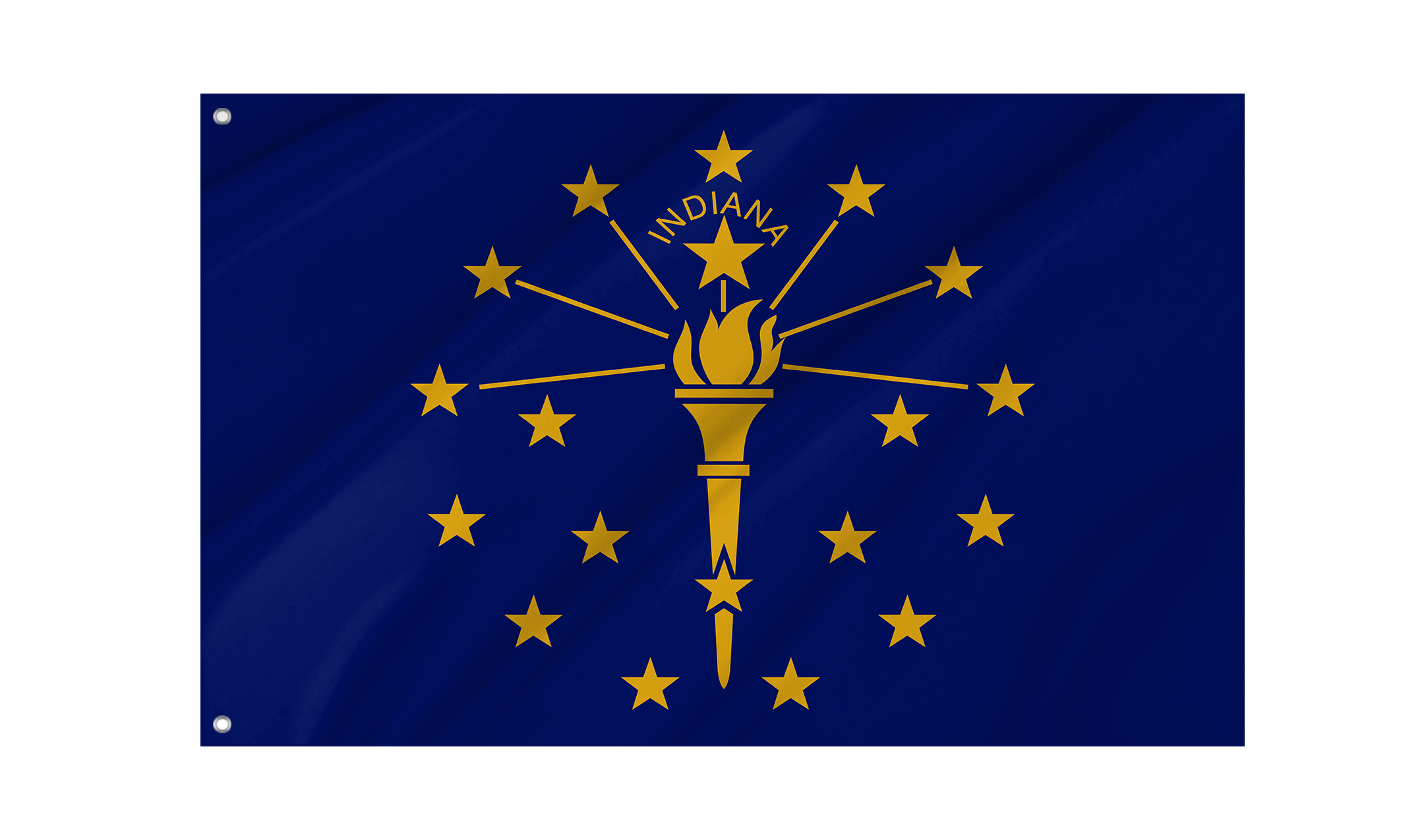 Indiana State Flag for Indoor & Outdoor Use